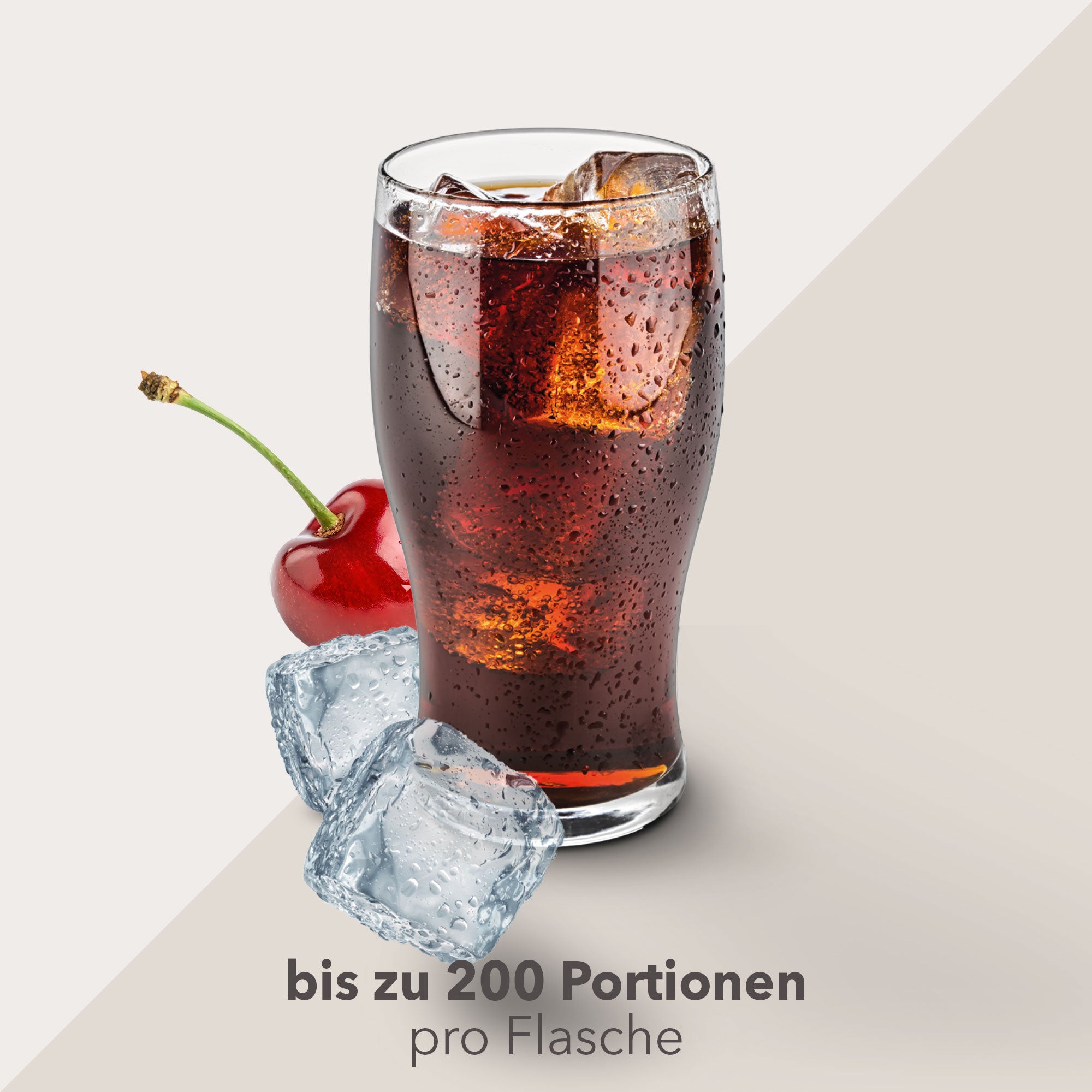 Vital Drink Zerop - Kirsch Cola - 1000 ml Flasche#geschmack_kirsch-cola