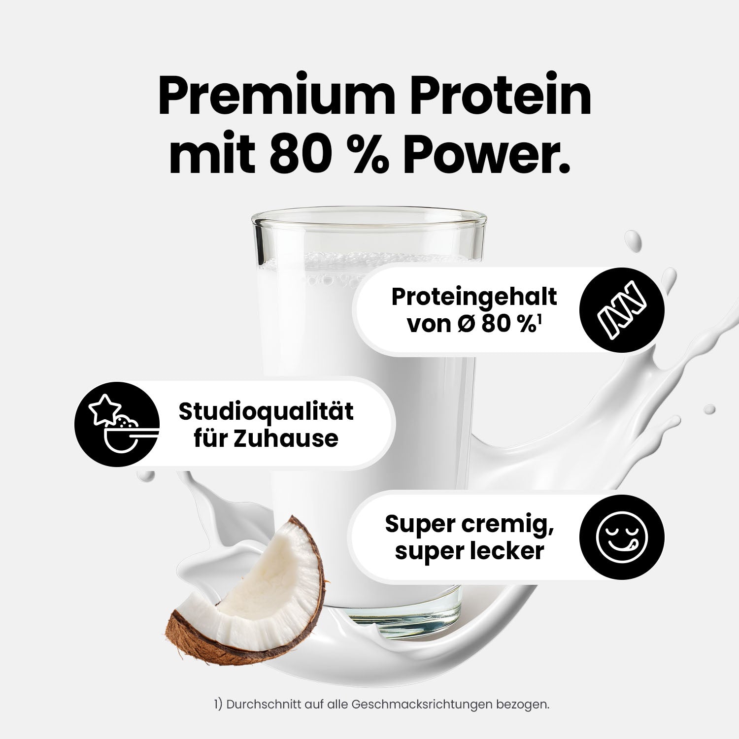 Gourmet Premium Pro Protein - Coconut - 500 g Dose#geschmack_coconut