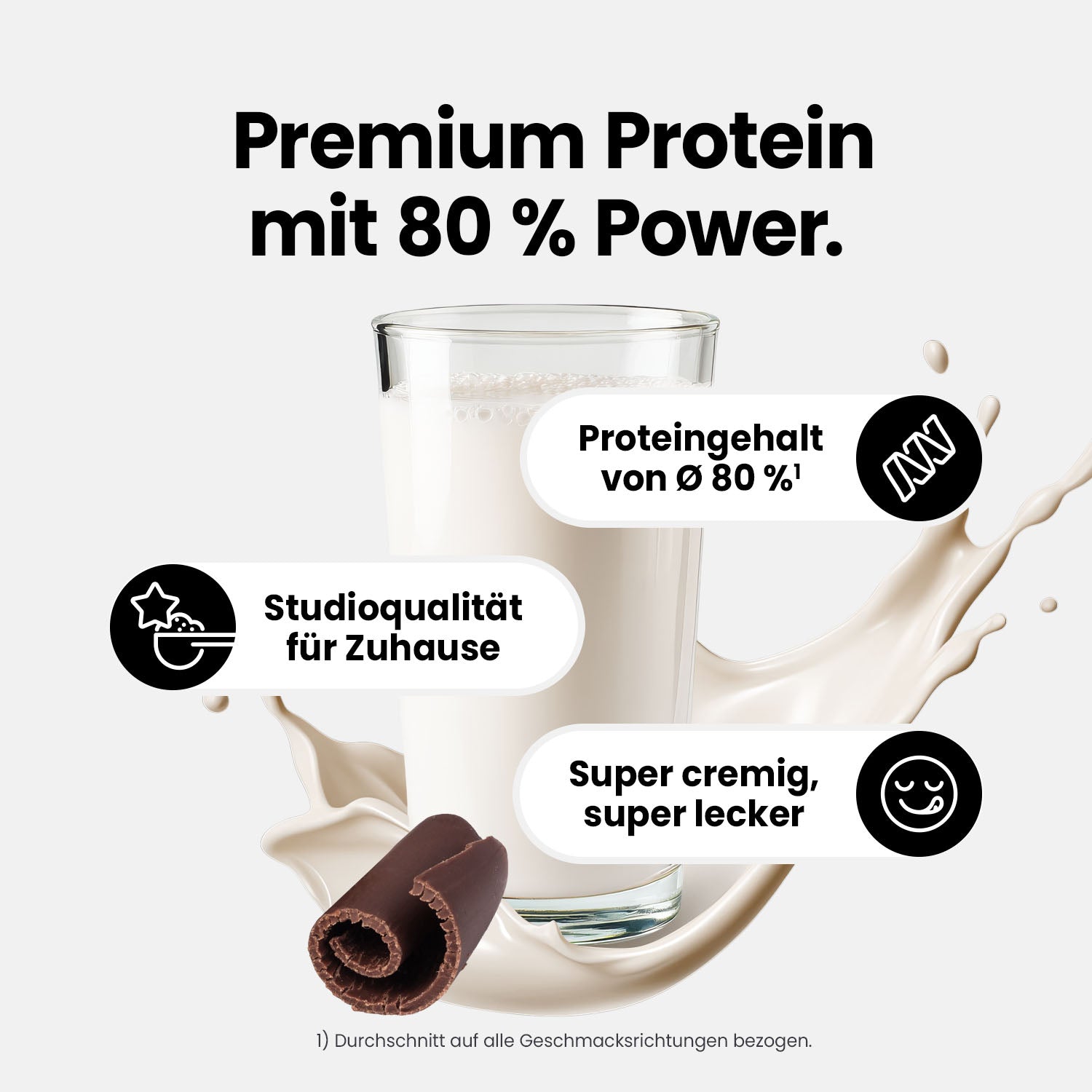 Gourmet Premium Pro Protein - Milk Chocolate - 500 g Dose#geschmack_milk-chocolate