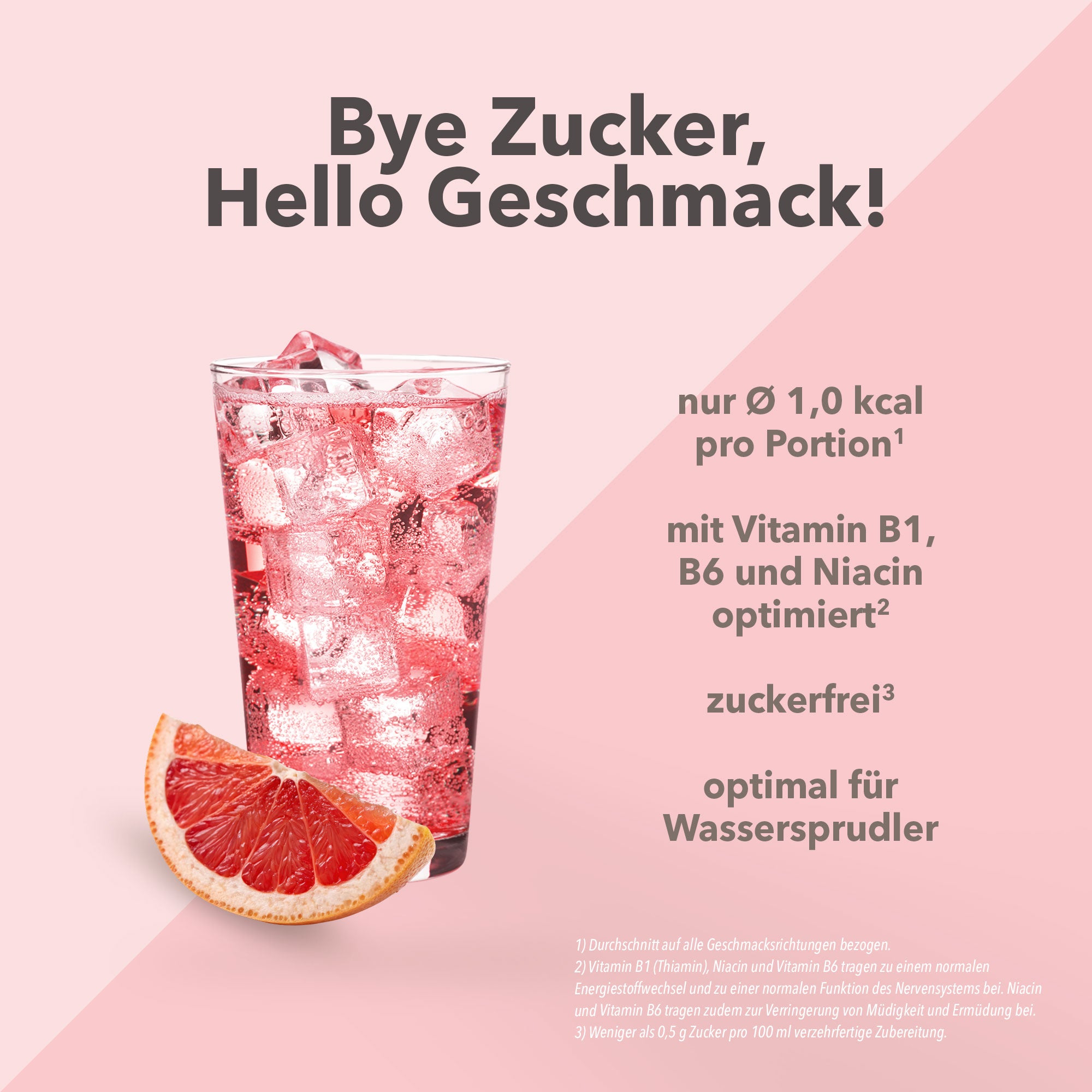 Vital Drink Zerop - Pink Grapefruit - 1000 ml Flasche#geschmack_pink-grapefruit