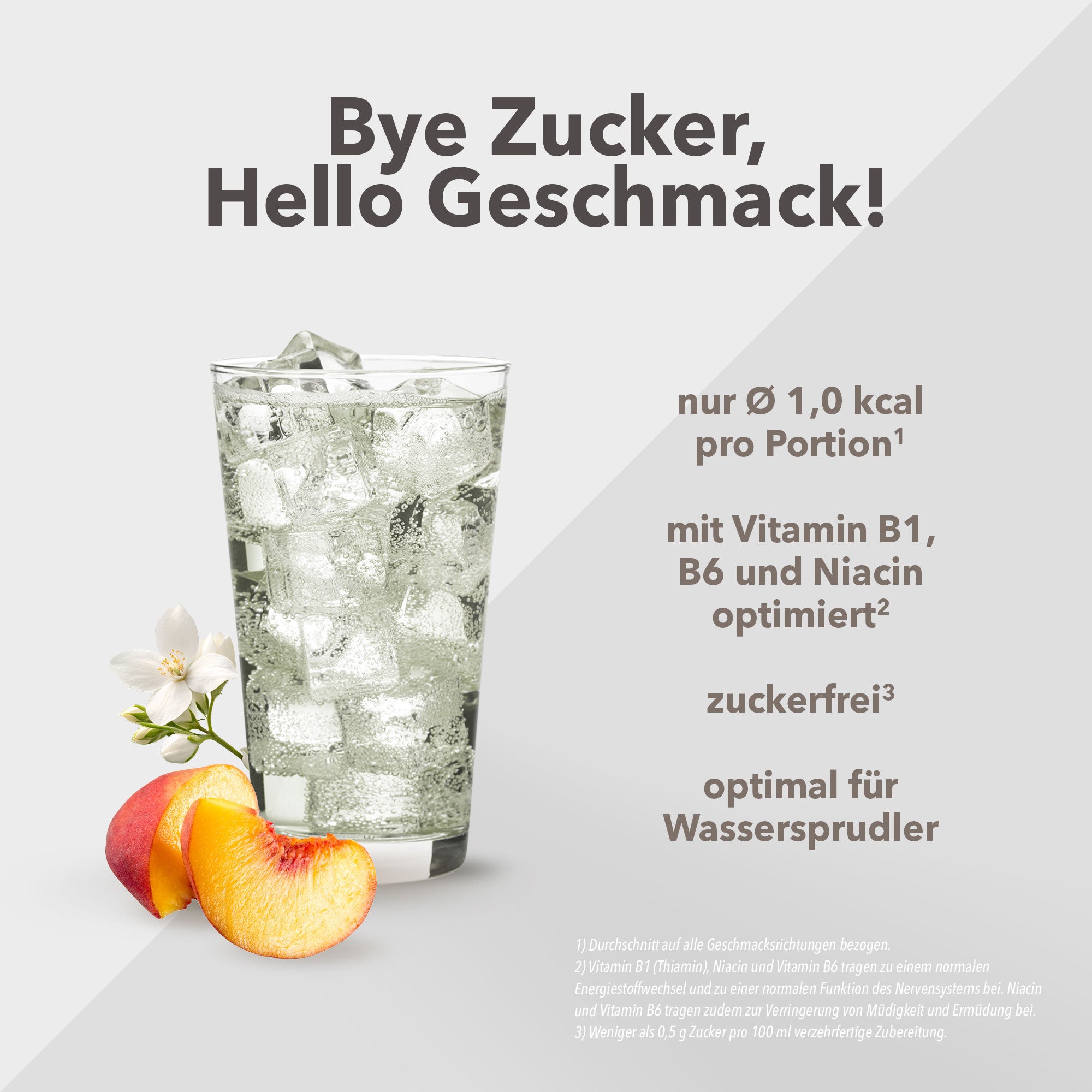 Vital Drink Zerop - Weißer Tee Pfirsich - 1000 ml Flasche#geschmack_wei-er-tee-pfirsich