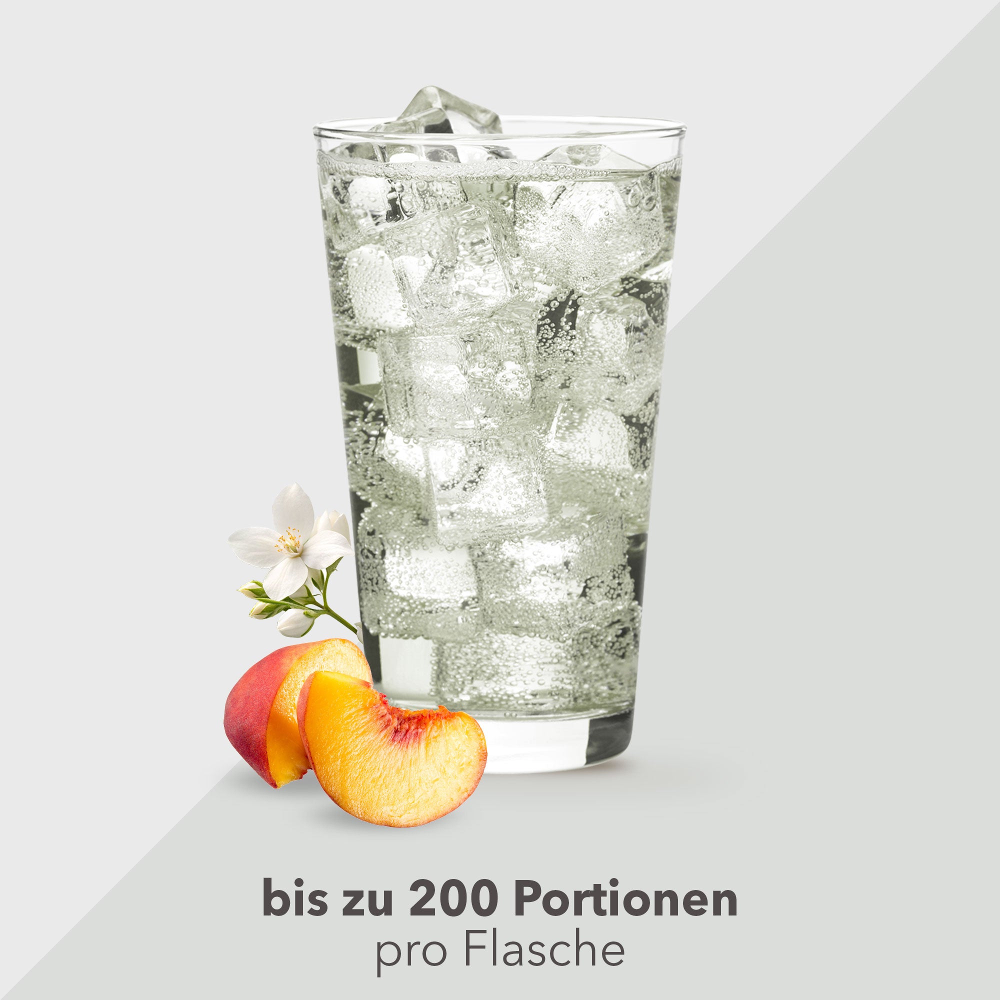 Vital Drink Zerop - Weißer Tee Pfirsich - 1000 ml Flasche#geschmack_wei-er-tee-pfirsich