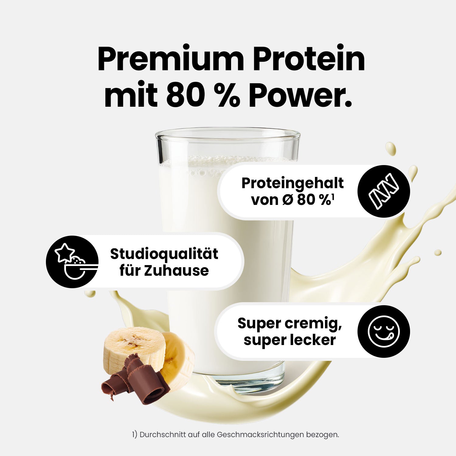 Gourmet Premium Pro Protein - Banana Chocolate Chip - 500 g Dose#geschmack_banana-chocolate-chip