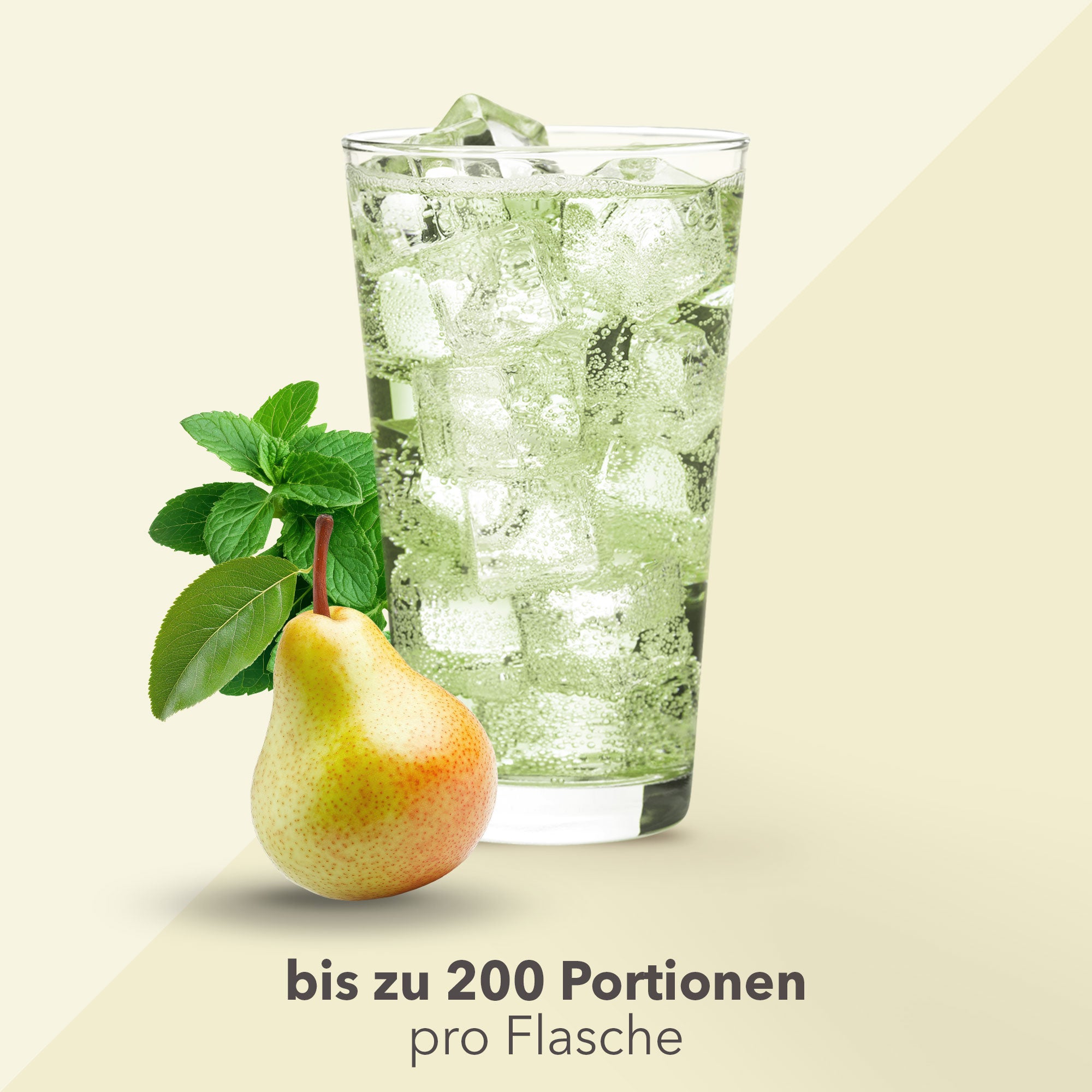 Vital Drink Zerop - Birne Melisse - 1000 ml Flasche#geschmack_birne-melisse