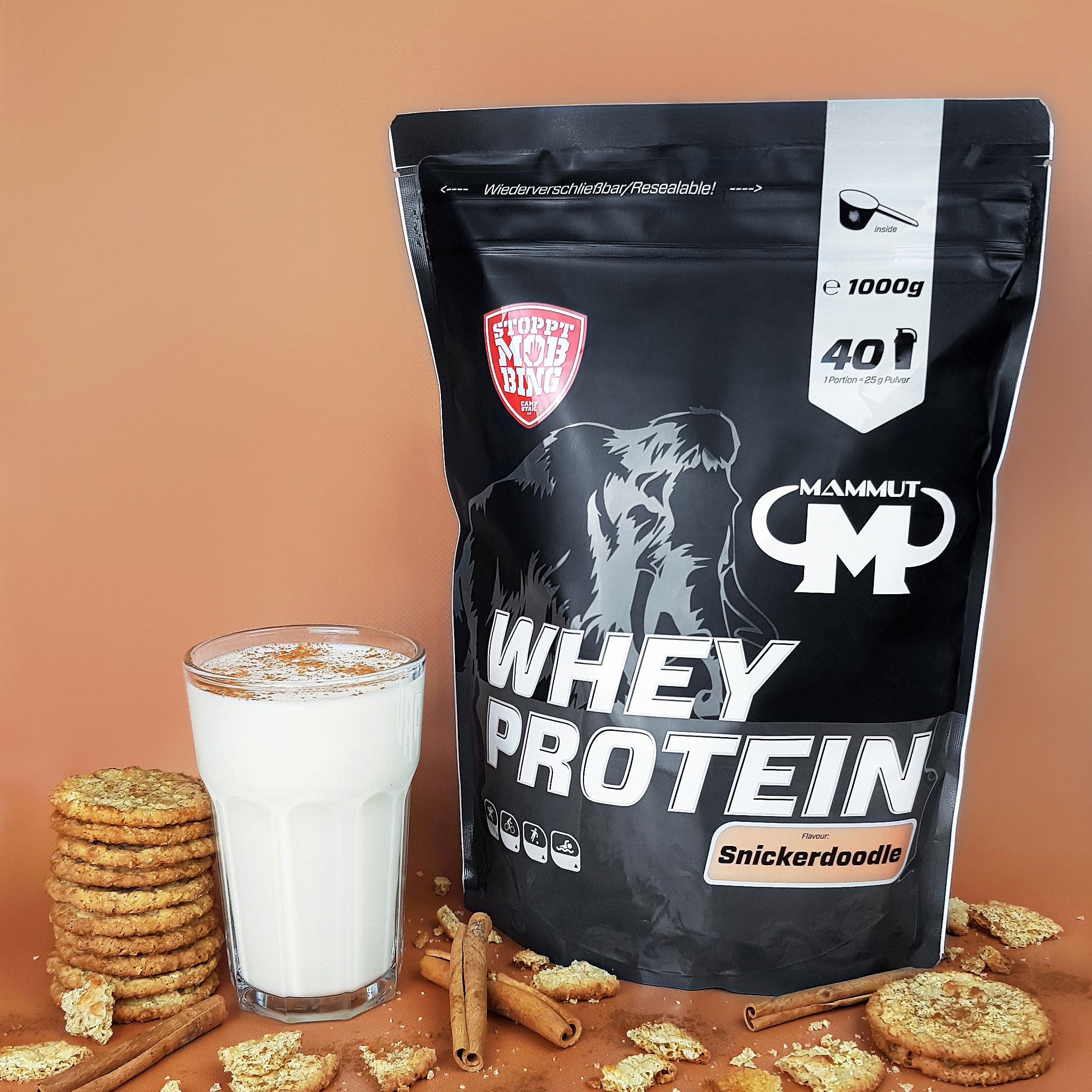 Whey Protein - Snickerdoodle - 1000 g Zipp-Beutel#geschmack_snickerdoodle