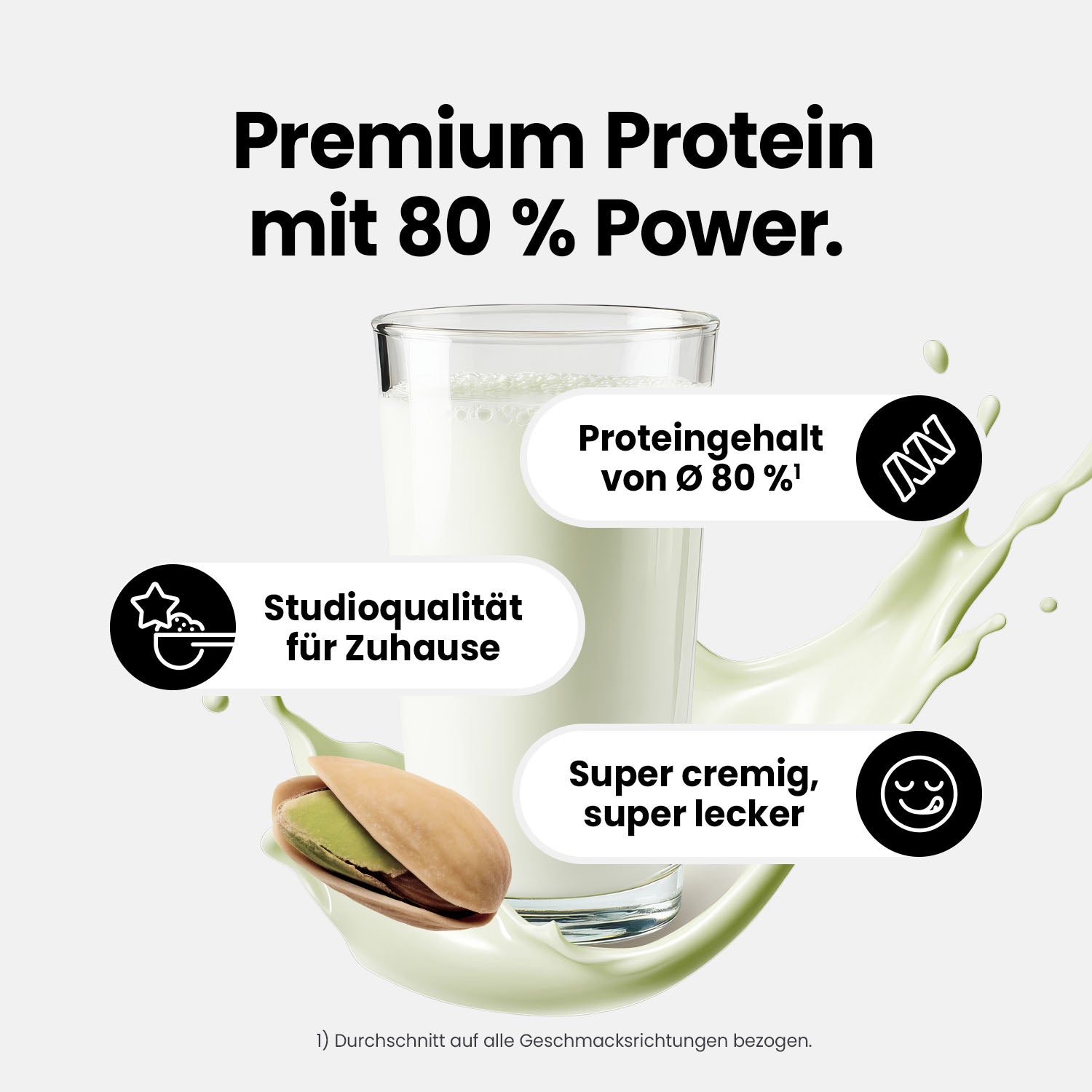Gourmet Premium Pro Protein - Pistachio - 1000 g Zipp-Beutel#geschmack_pistachio
