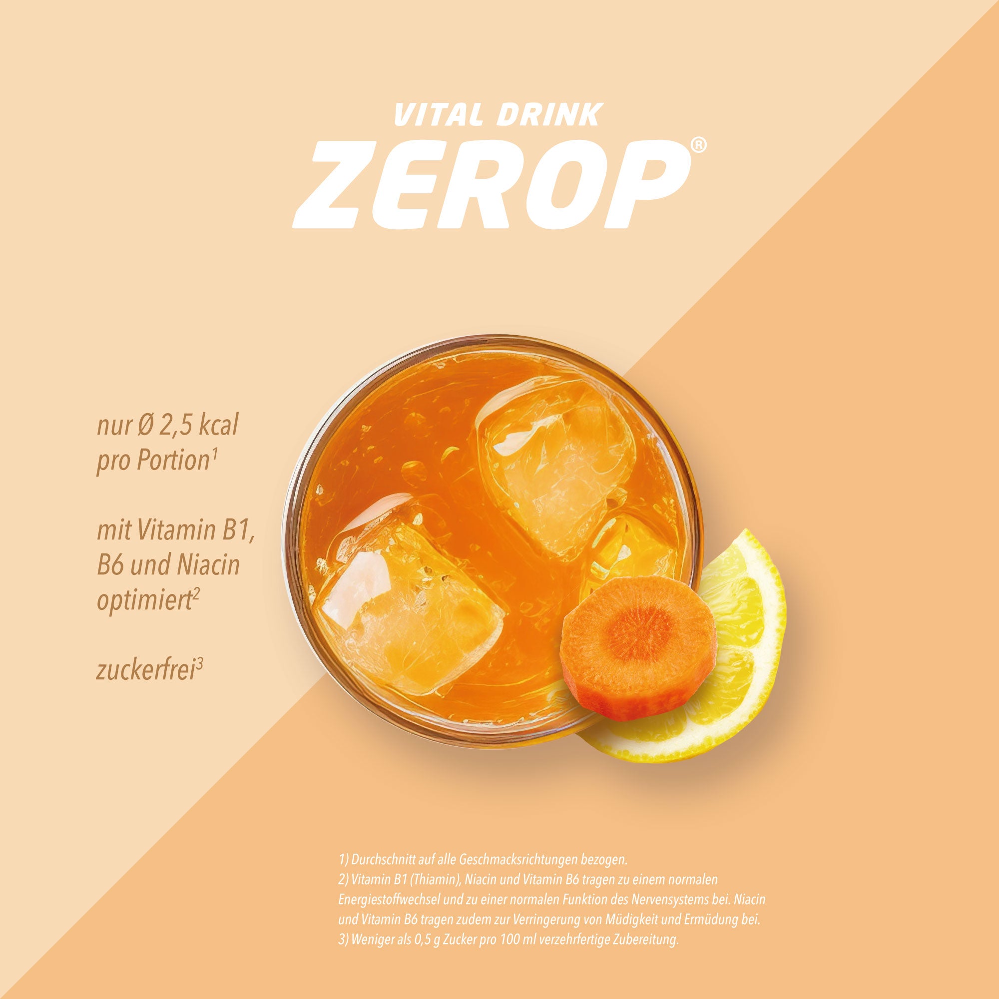 Vital Drink Zerop - ACE - 1000 ml Flasche#geschmack_ace
