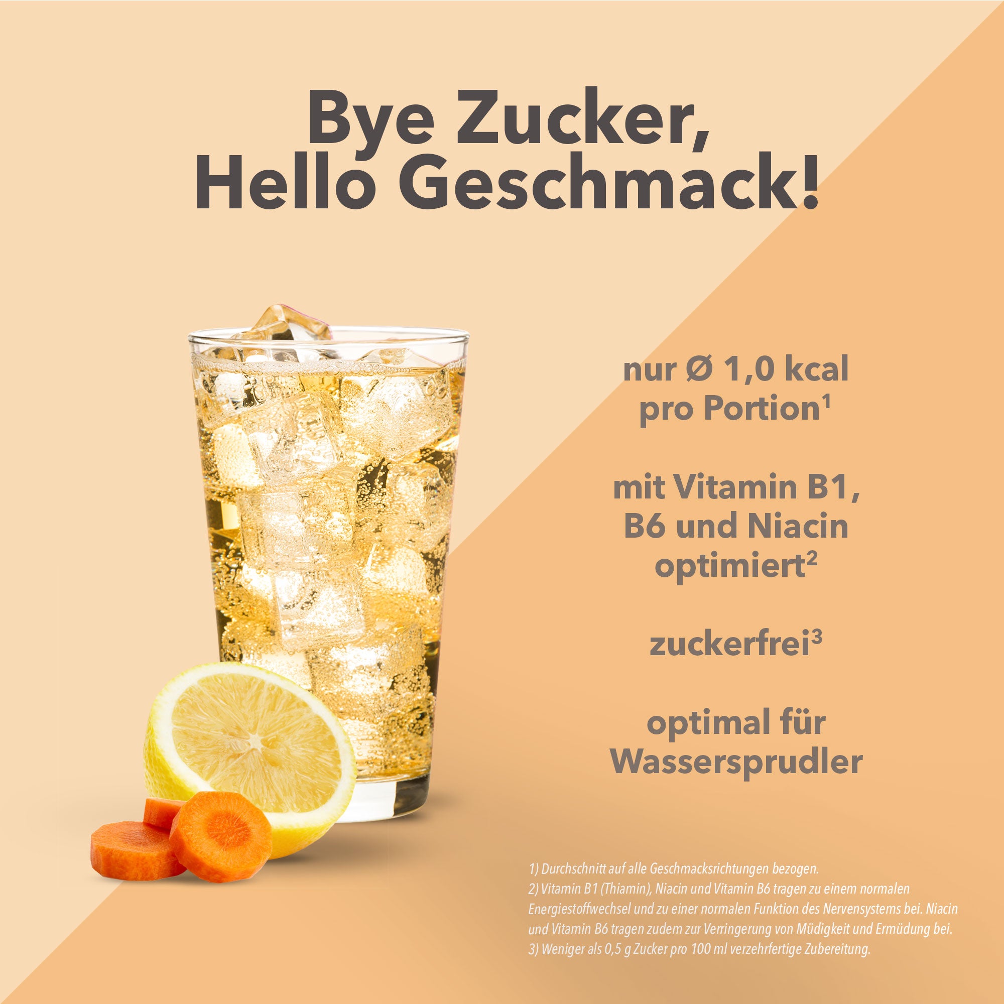 Vital Drink Zerop - ACE - 1000 ml Flasche#geschmack_ace