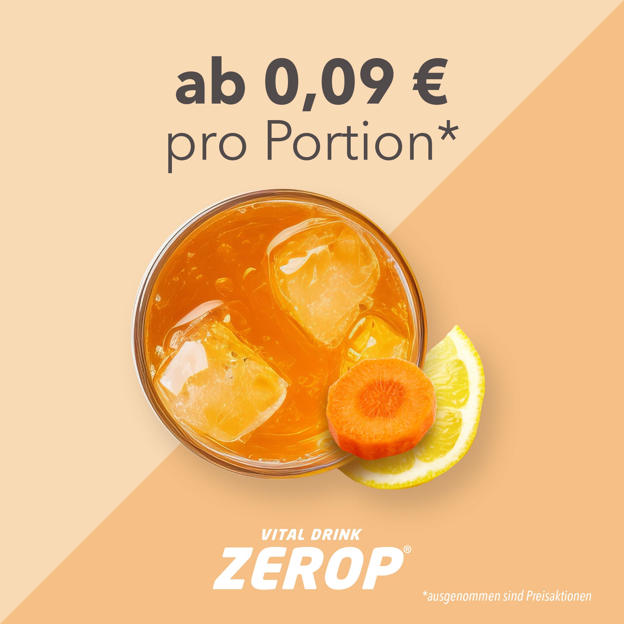 Vital Drink Zerop - ACE - 1000 ml Flasche#geschmack_ace