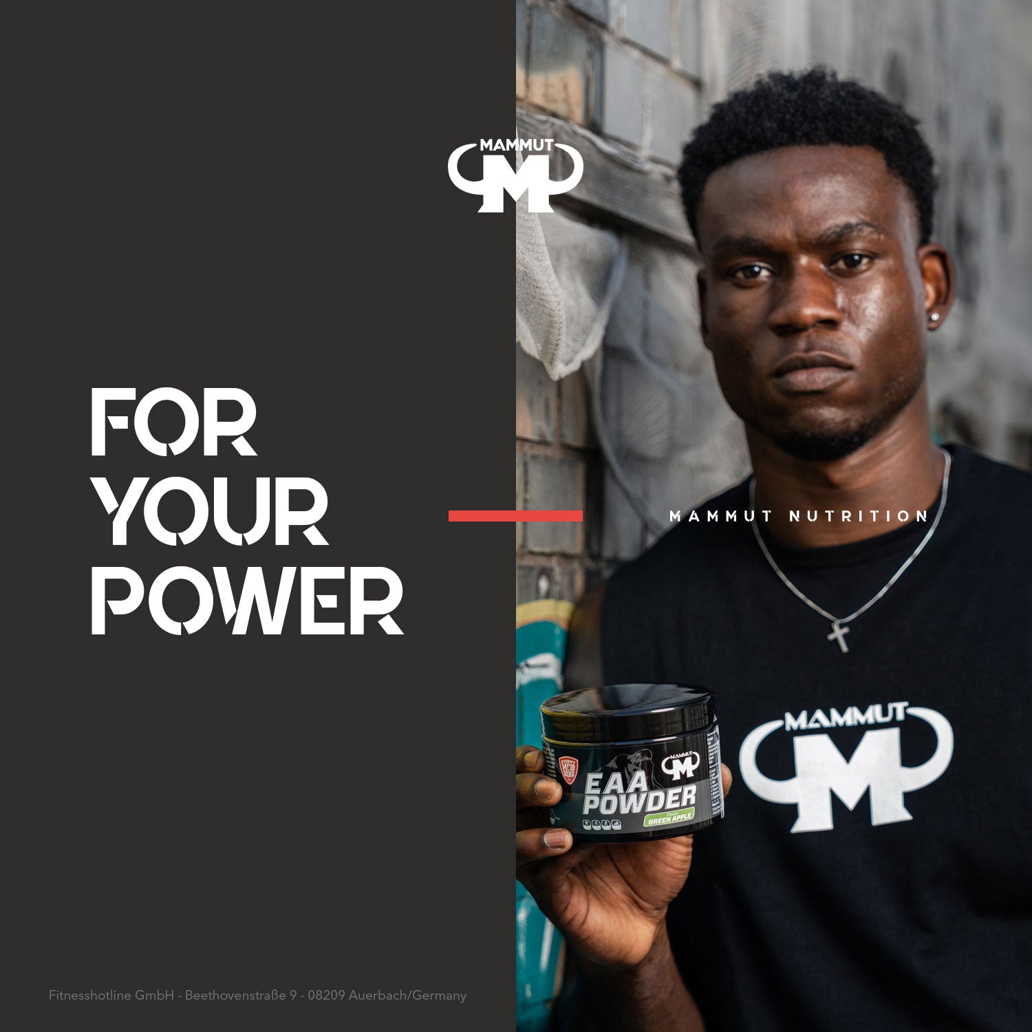 EAA Powder - Green Apple - 250 g Dose#geschmack_green-apple