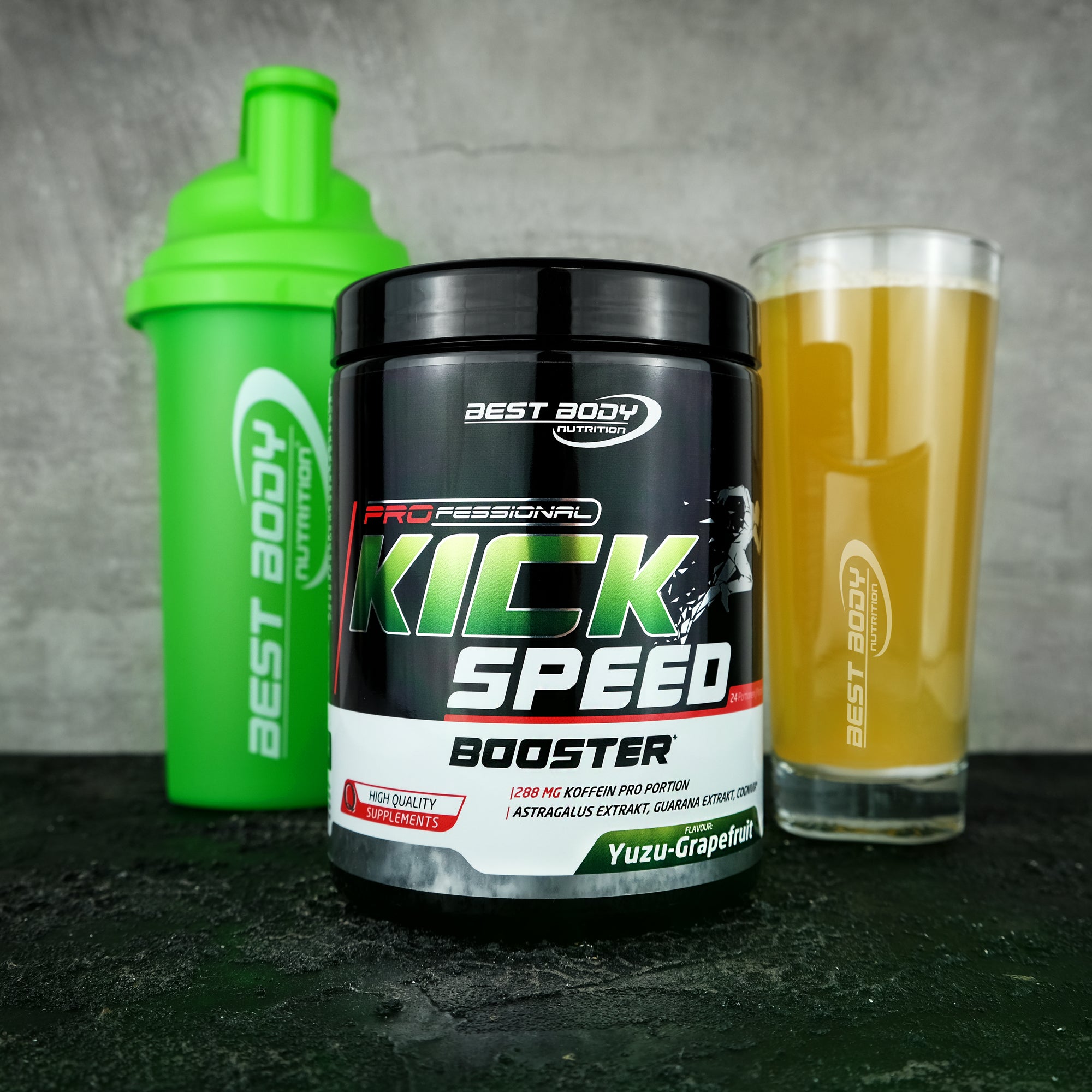 Professional Kick Speed Booster - Yuzu Grapefruit - 600 g Dose#_