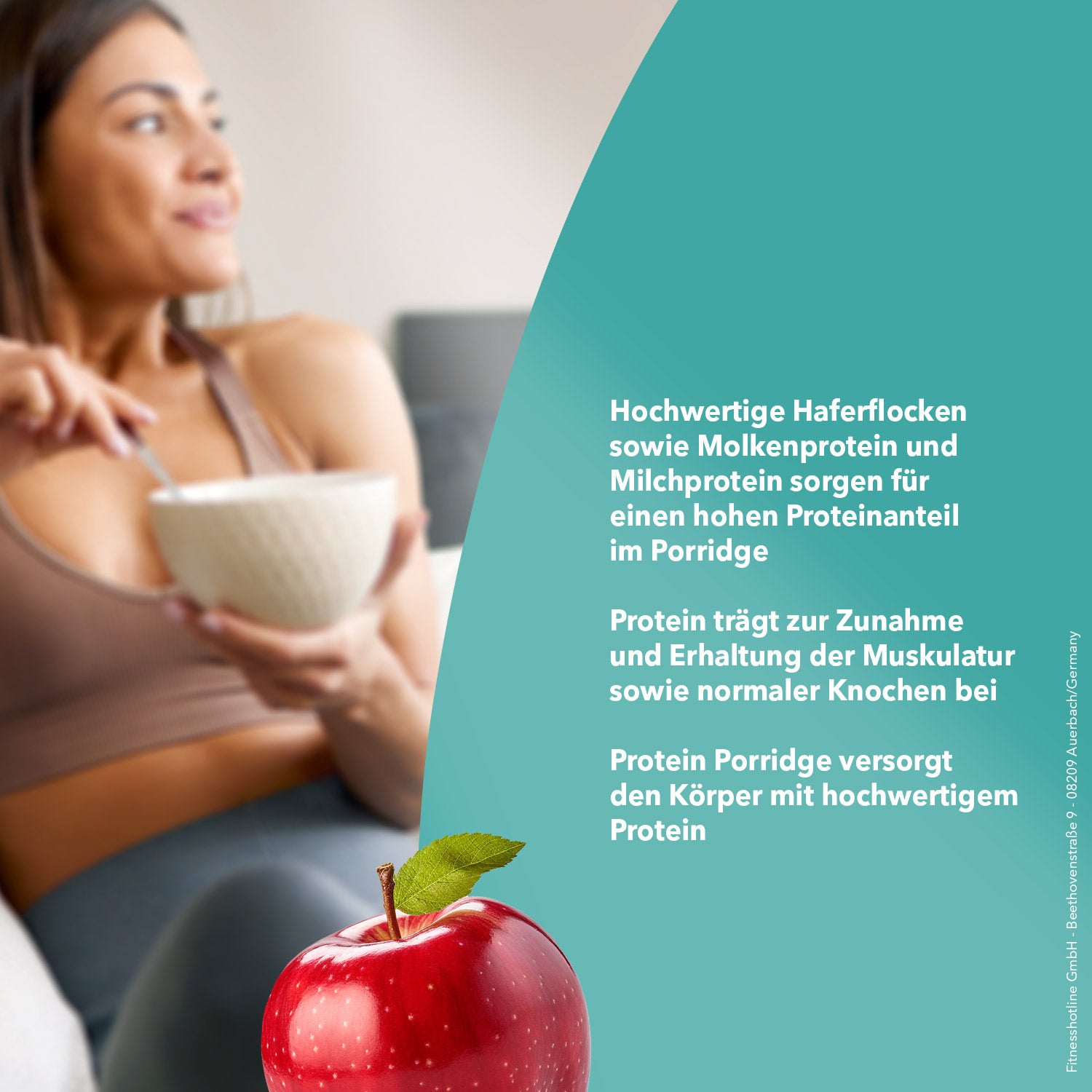 Protein Porridge - Apfel Zimt - 500 g Dose#geschmack_apfel-zimt