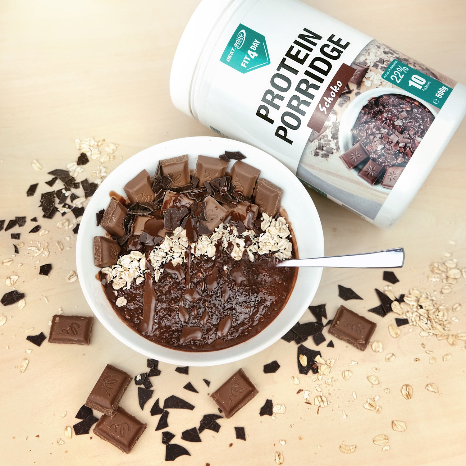 Protein Porridge - Schoko - 500 g Dose#geschmack_schoko