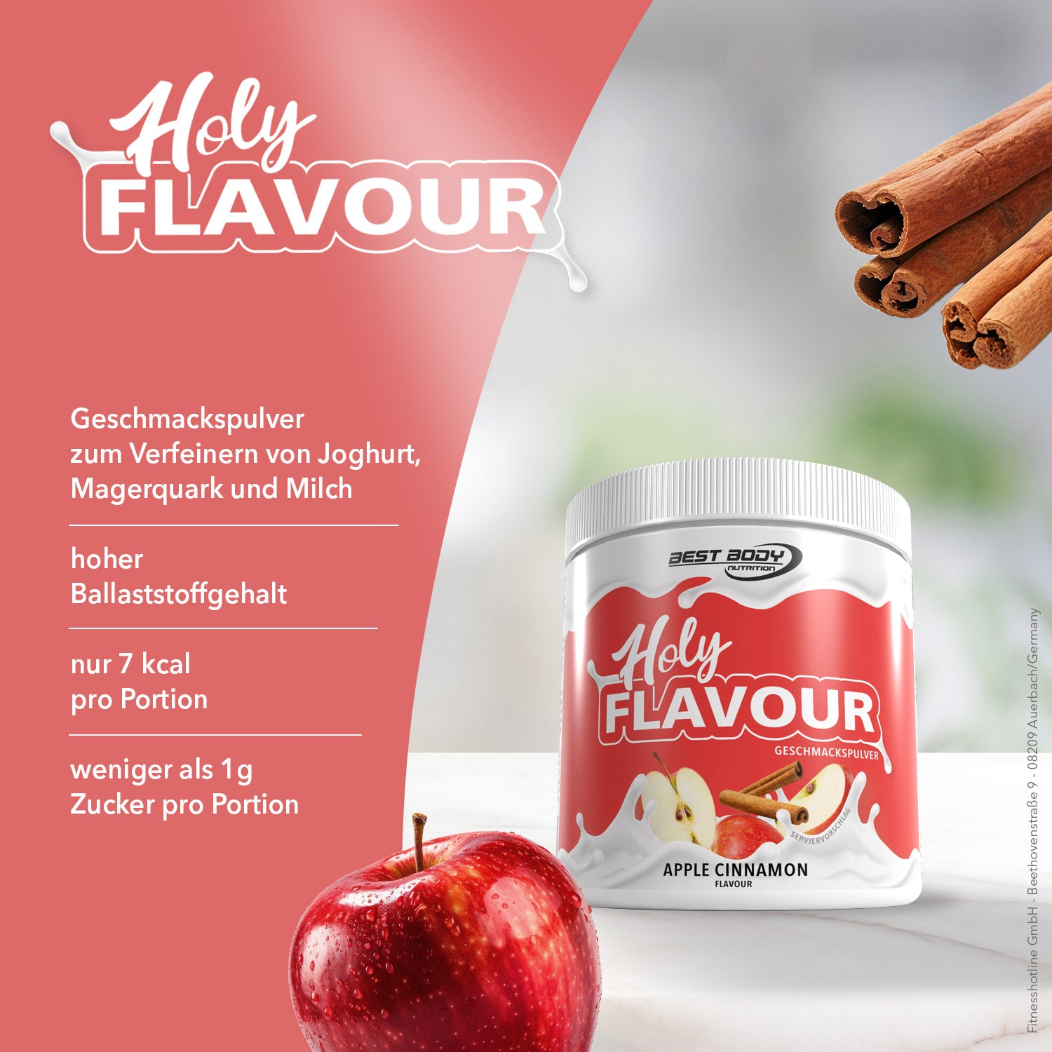 Holy Flavour - Geschmackspulver - Apple Cinnamon - 250 g Dose#geschmack_apple-cinnamon