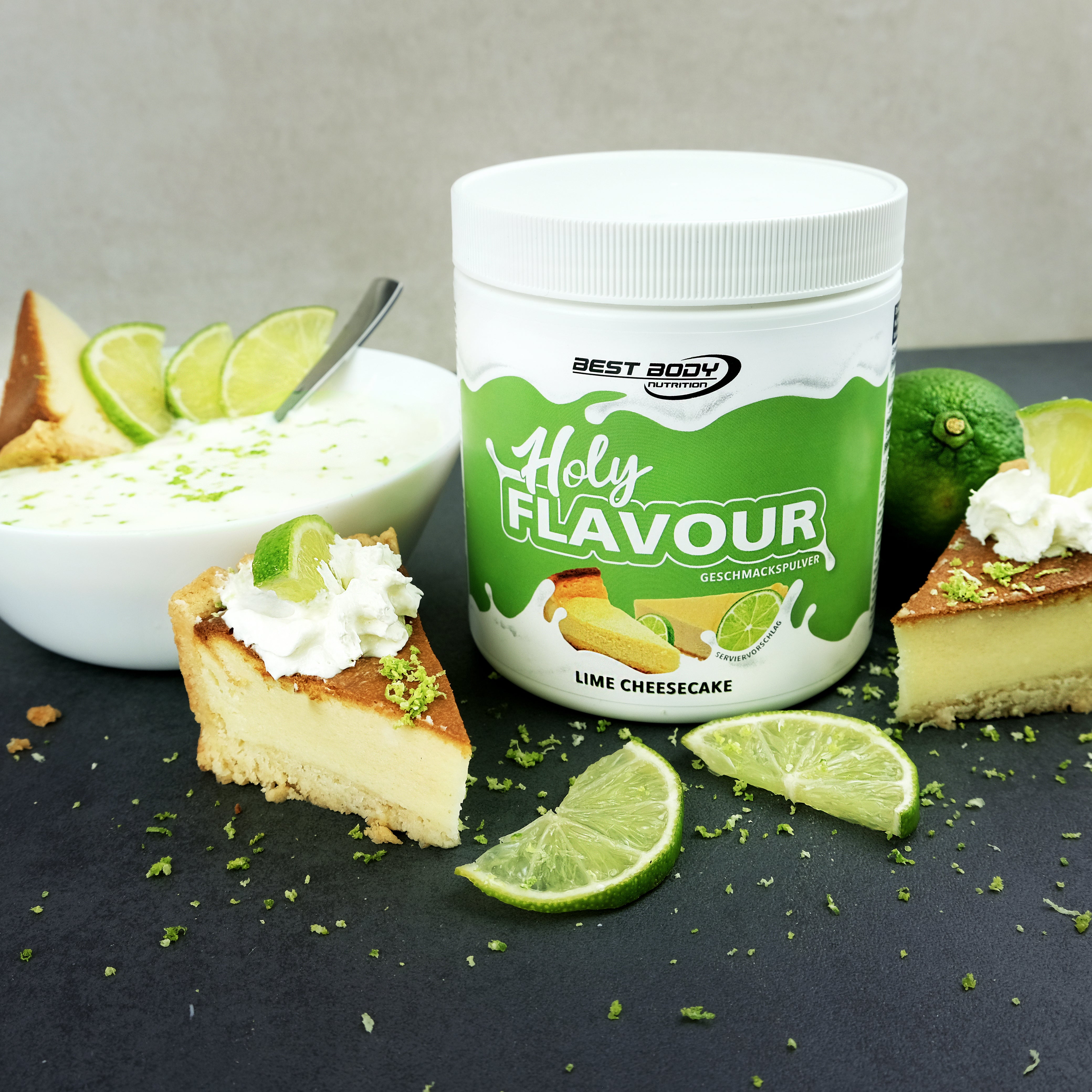 Holy Flavour - Geschmackspulver - Lime Cheesecake - 250 g Dose#geschmack_lime-cheesecake