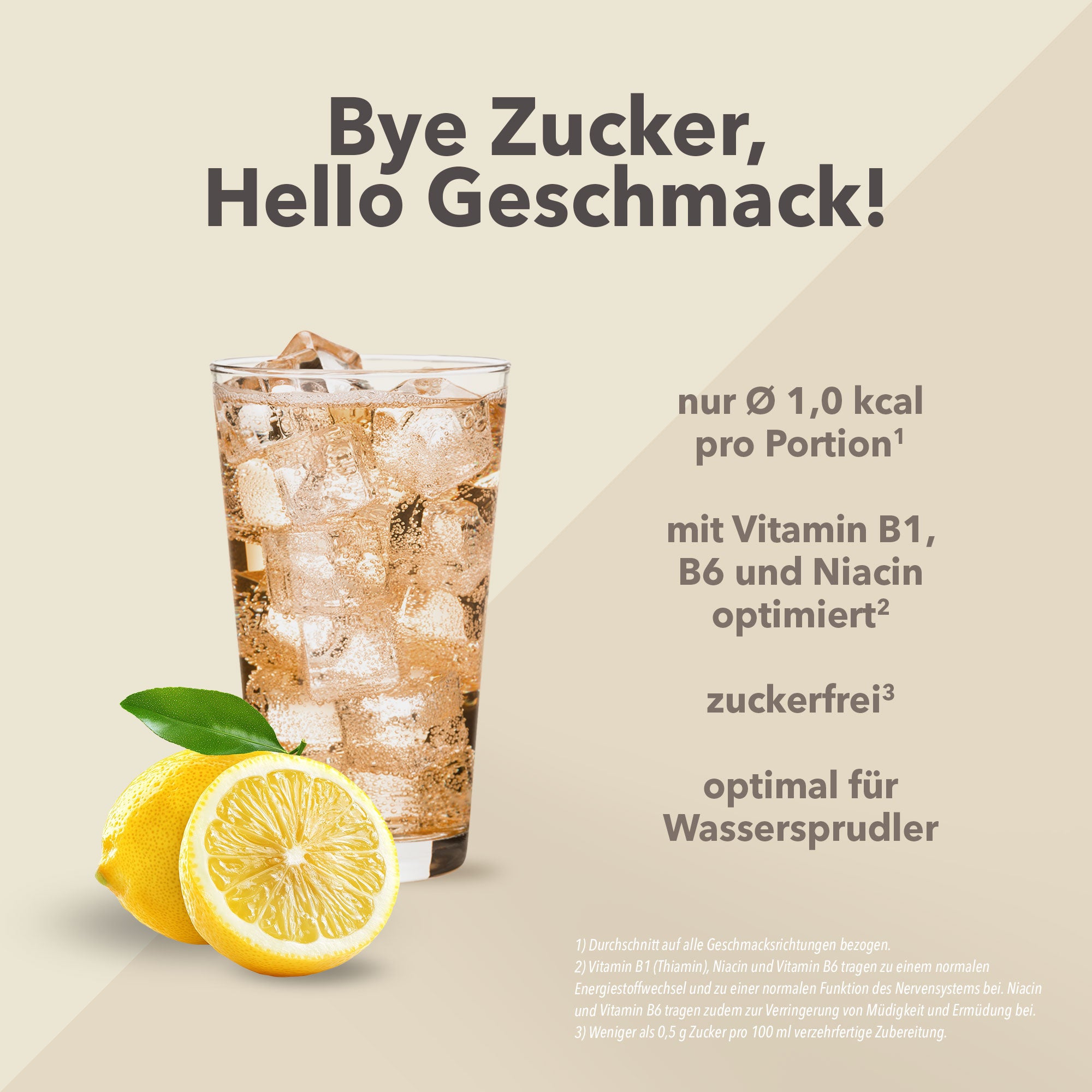 Vital Drink Zerop - Eistee Zitrone - 1000 ml Flasche#geschmack_eistee-zitrone