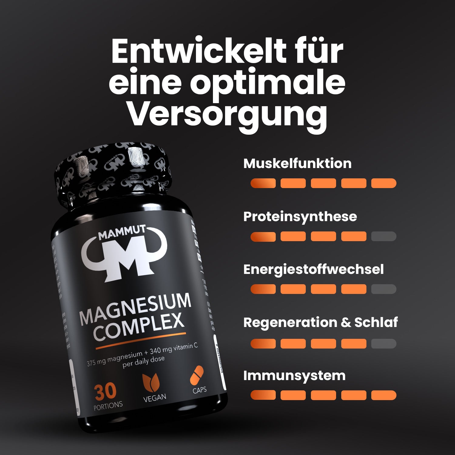Magnesium Complex - Caps - 90 Stück/Dose#_
