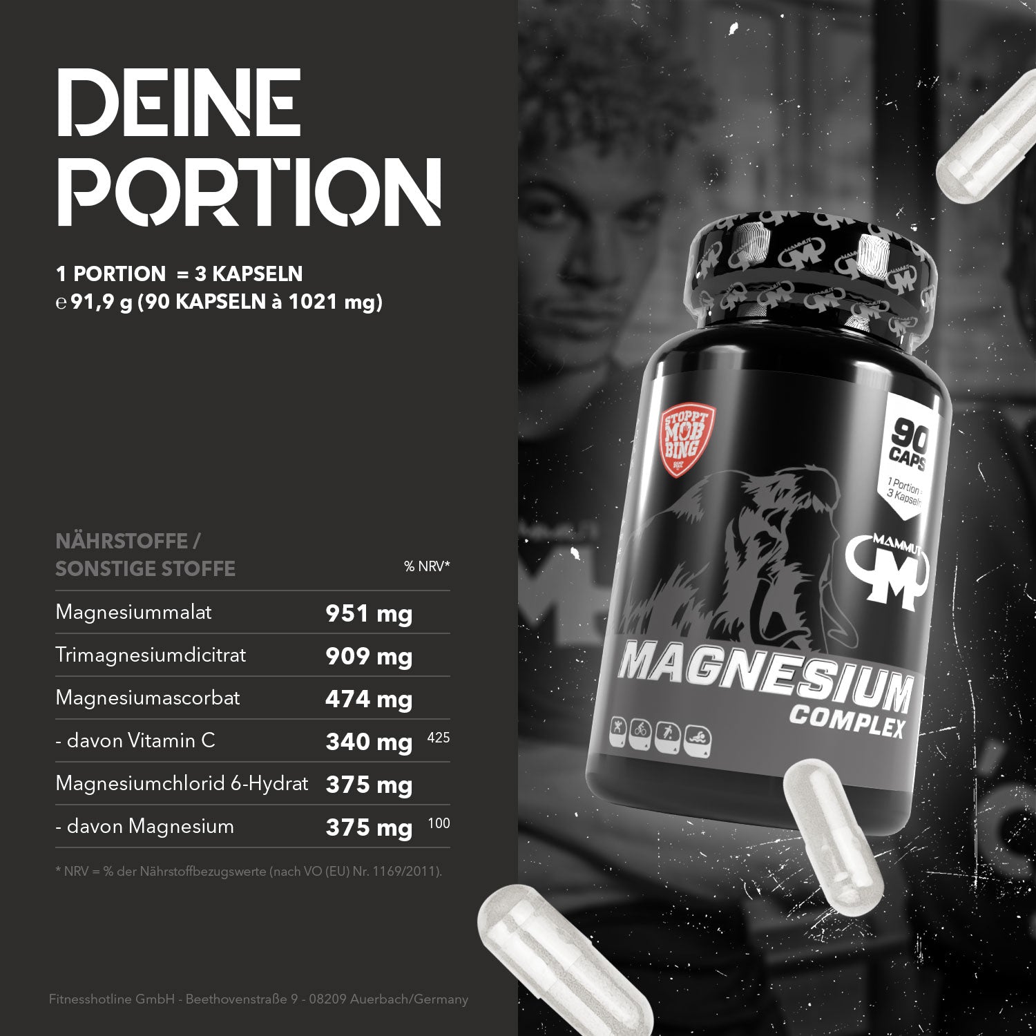 Magnesium Complex - Caps - 90 Stück/Dose#_