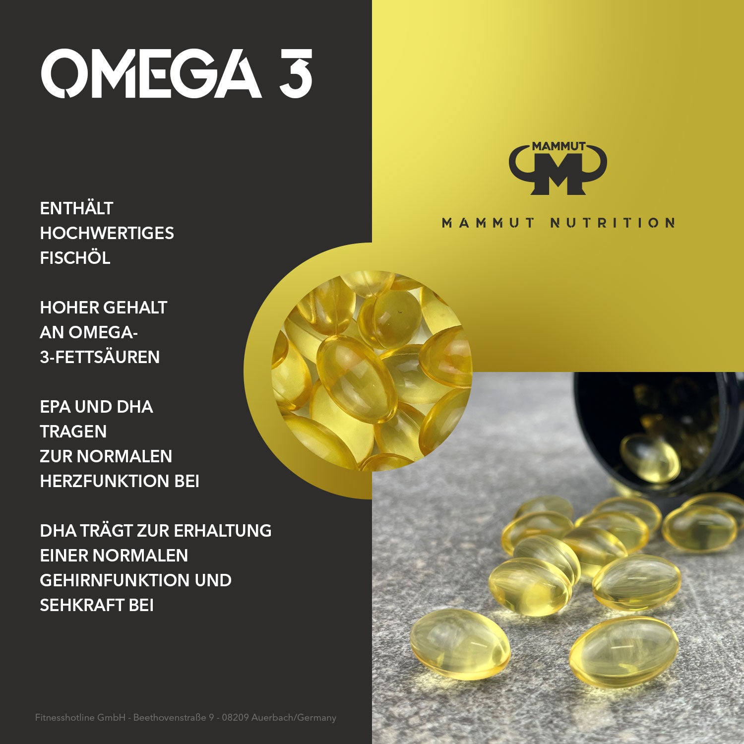 Omega 3 Caps - 90 Stück/Dose#_