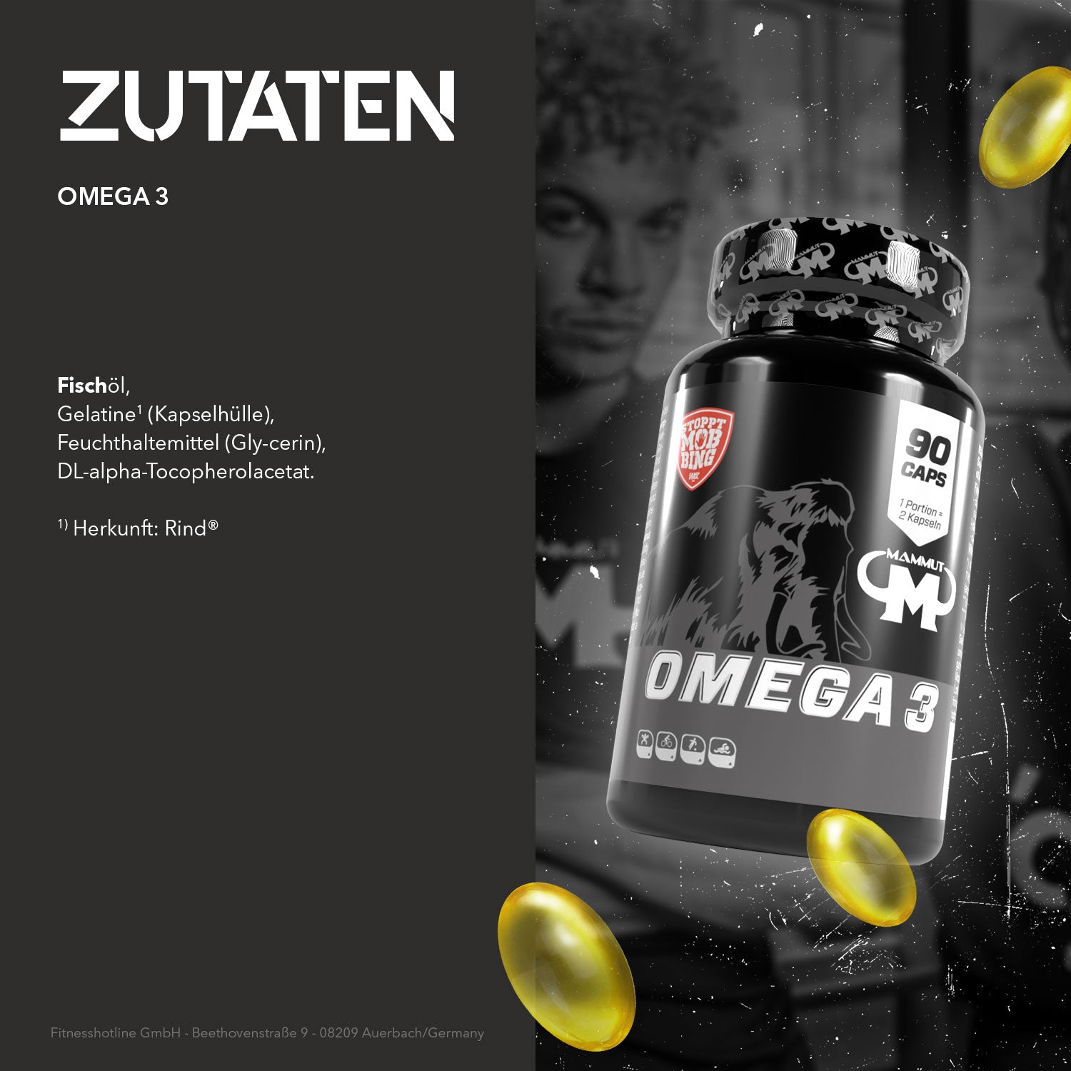 Omega 3 Caps - 90 Stück/Dose#_