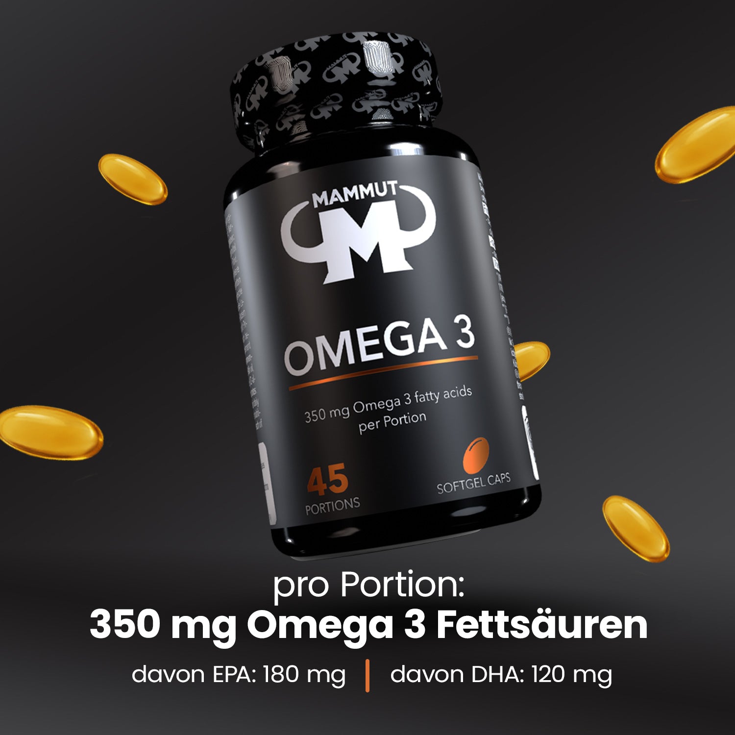 Omega 3 Caps - 90 Stück/Dose#_