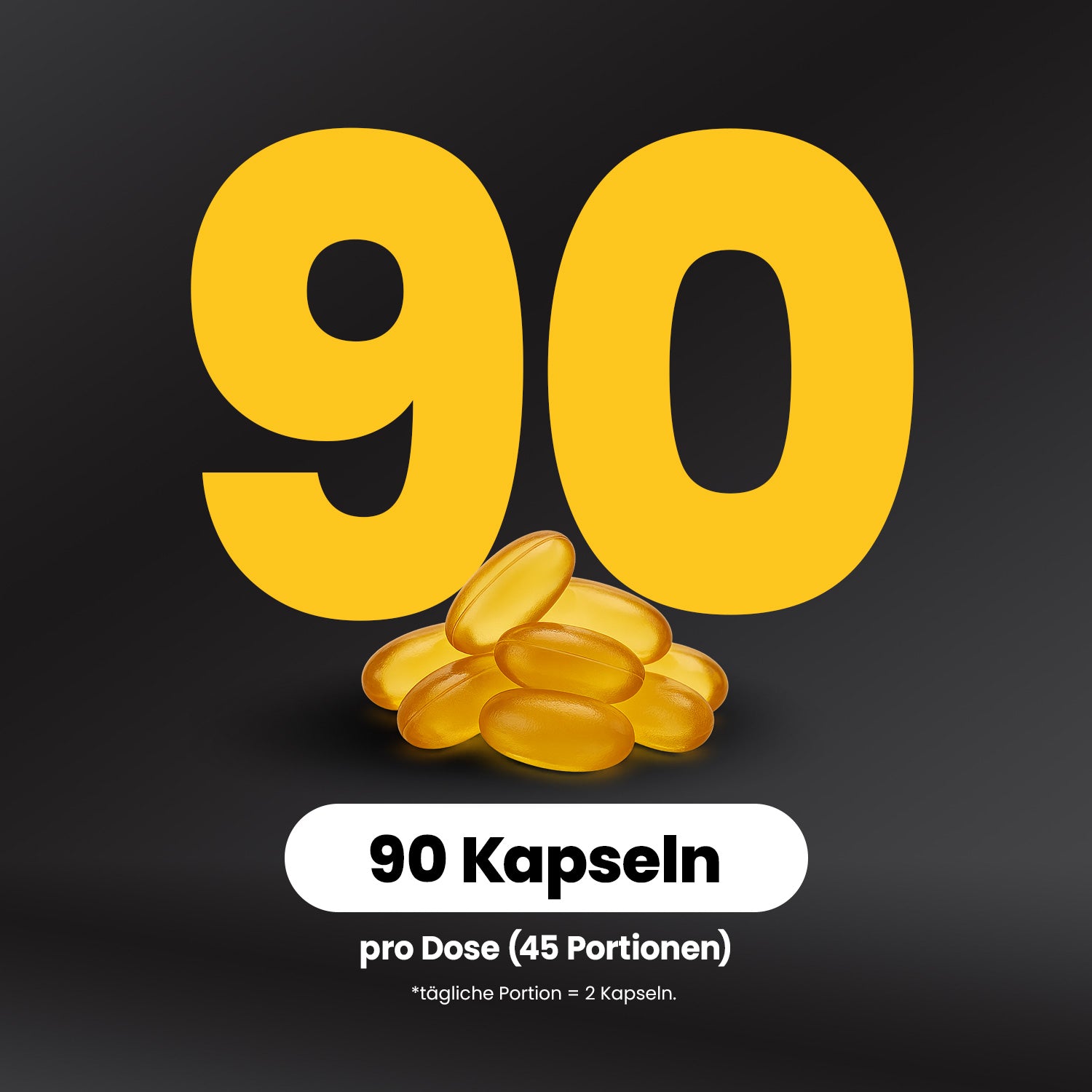 Omega 3 Caps - 90 Stück/Dose#_