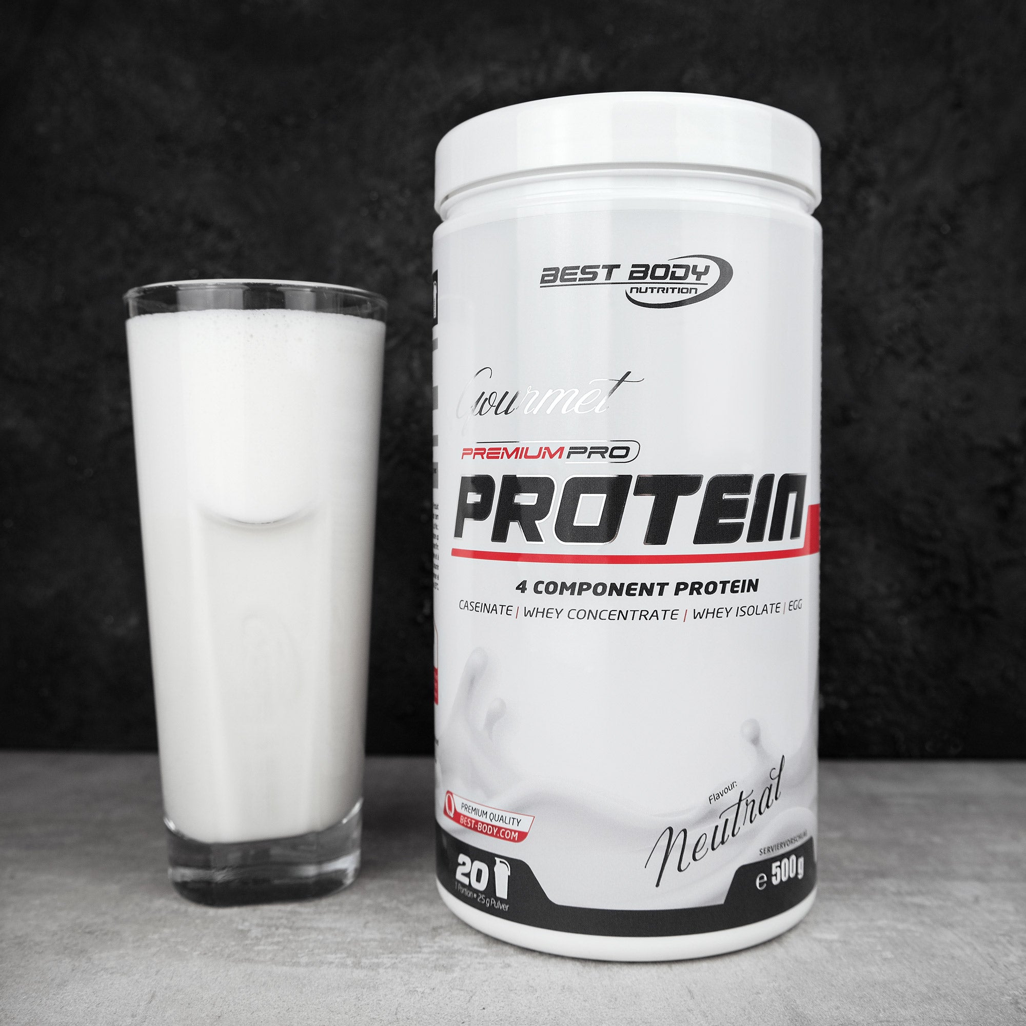 Gourmet Premium Pro Protein - Neutral - 500 g Dose#geschmack_neutral