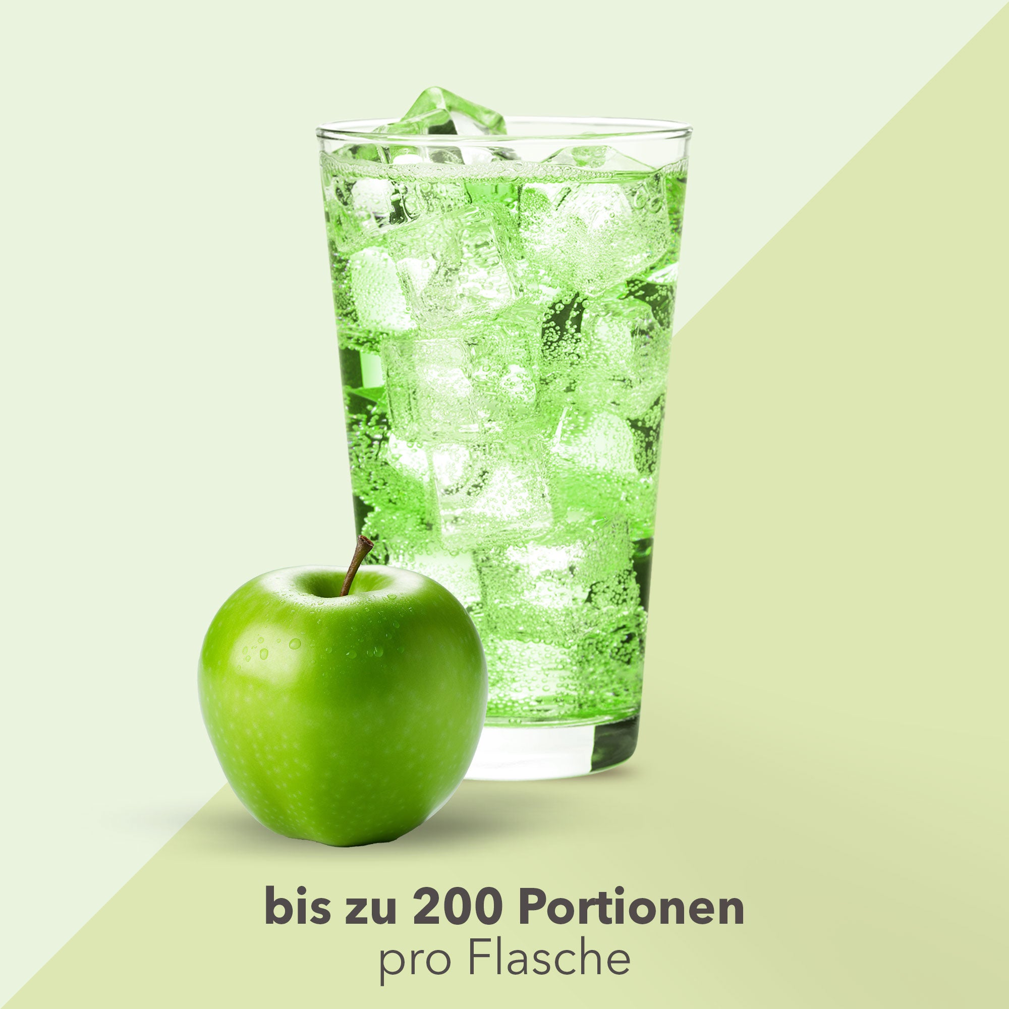 Vital Drink Zerop - Grüner Apfel - 1000 ml Flasche#geschmack_gr-ner-apfel
