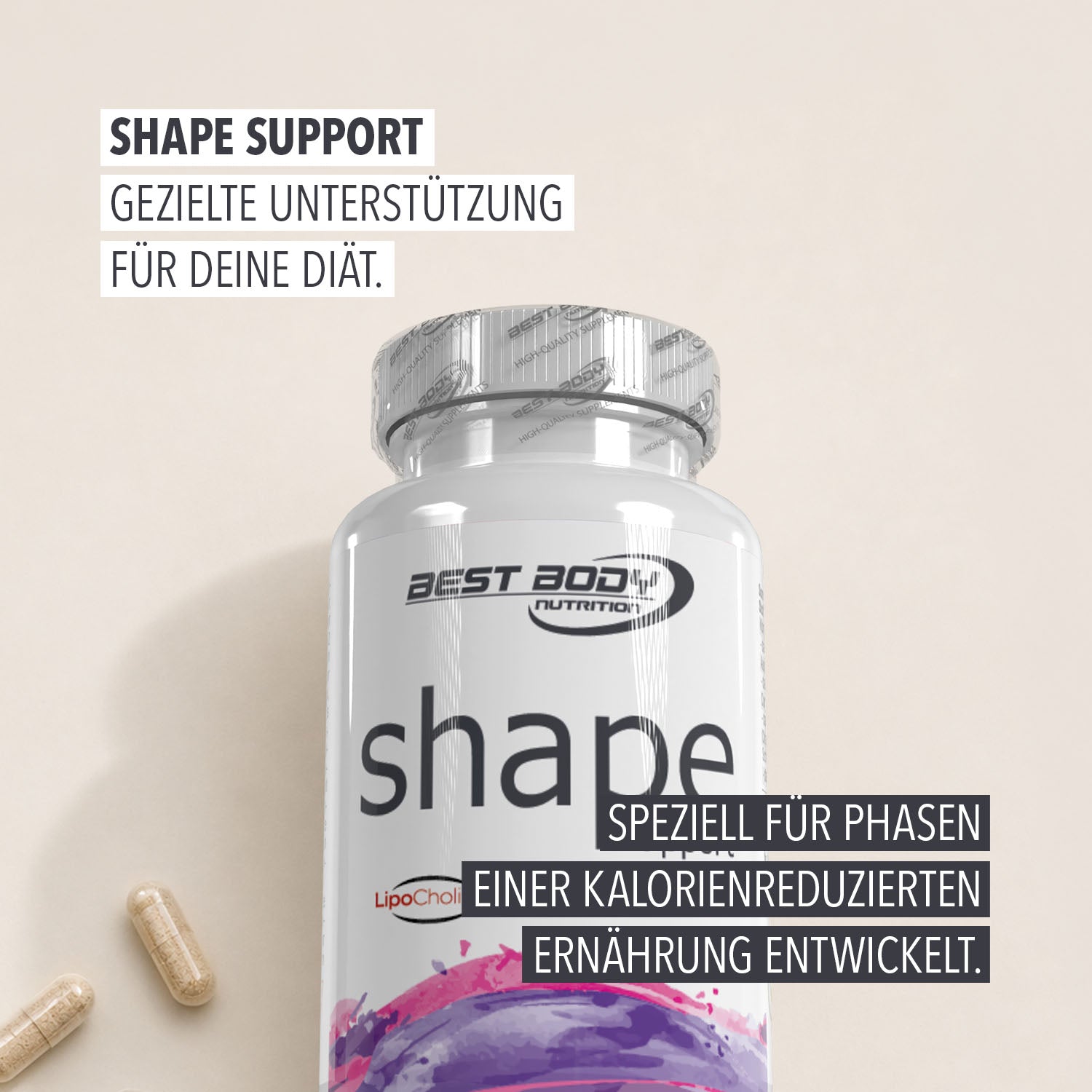 Shape Support - Caps - 90 Stück/Dose#_