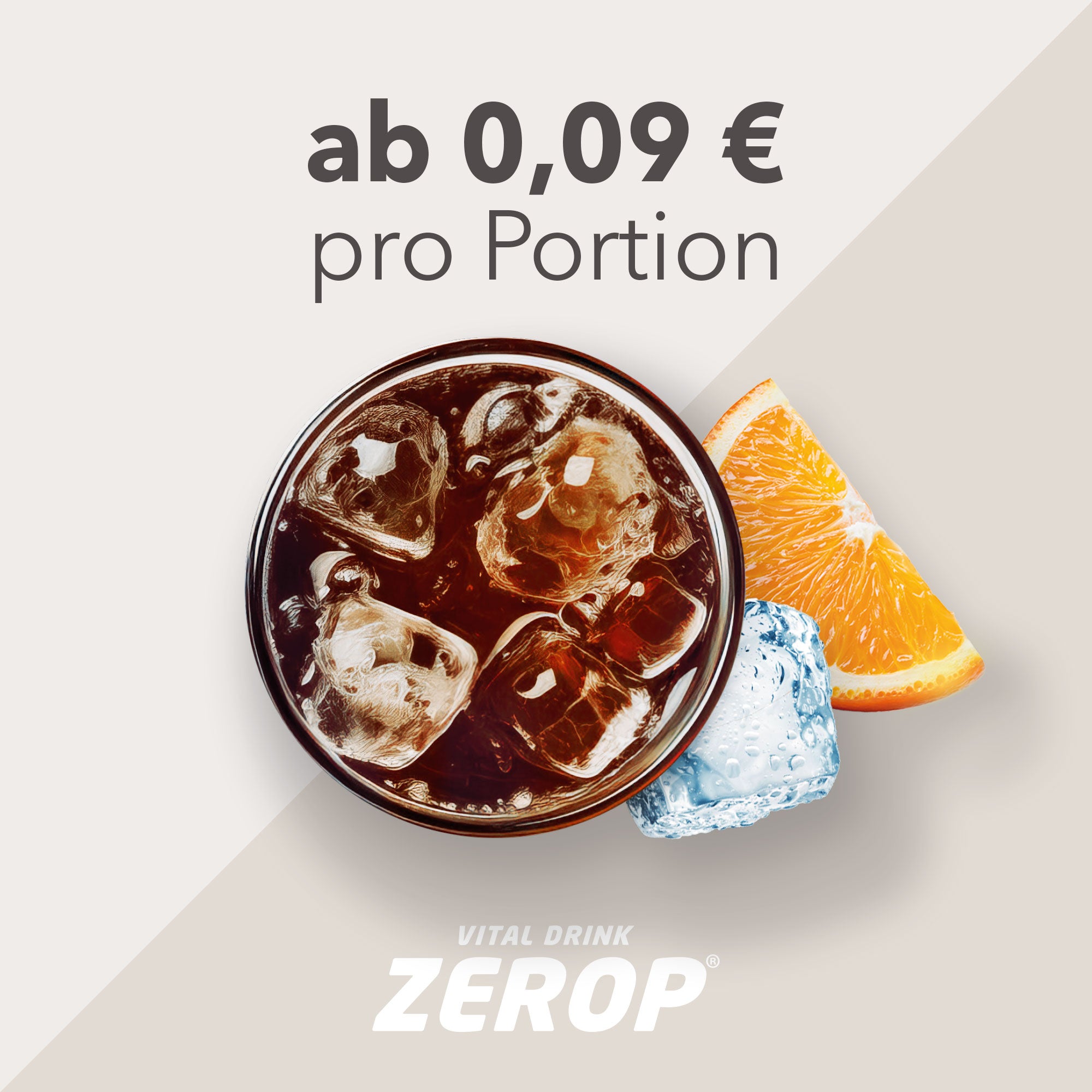 Vital Drink Zerop - Cola Orange - 1000 ml Flasche#geschmack_cola-orange