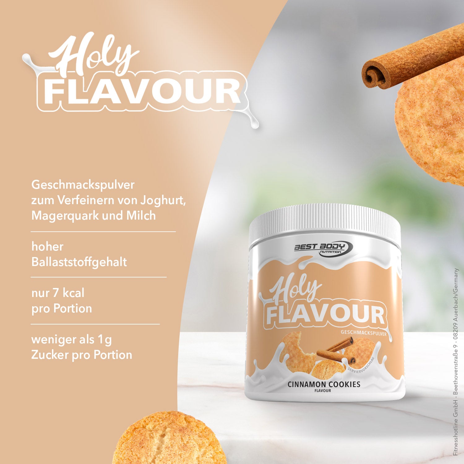 Holy Flavour - Geschmackspulver - Cinnamon Cookies - 90 g Dose#geschmack_cinnamon-cookies