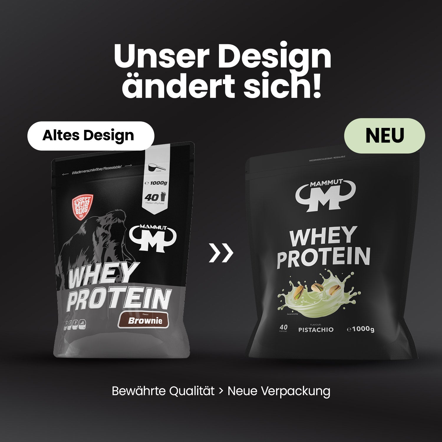 Whey Protein - Pistachio - 1000 g Zipp-Beutel#geschmack_pistachio