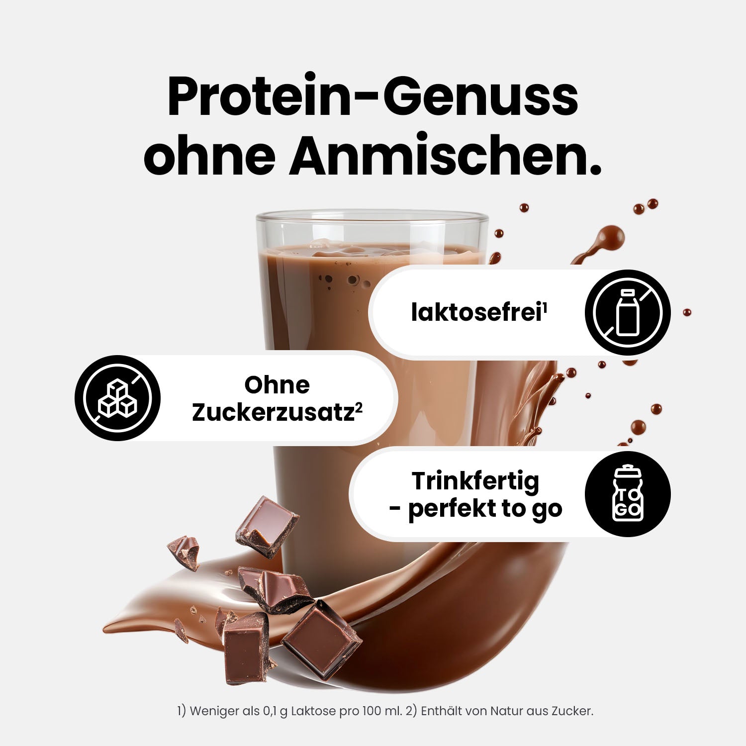 Protein Shake - RTD - Chocolate Crush - 500 ml PET Flasche#geschmack_chocolate-crush