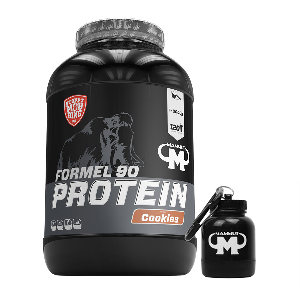 Formel 90 Protein - Cookies - 3000 g Dose + Powderbank#geschmack_cookies