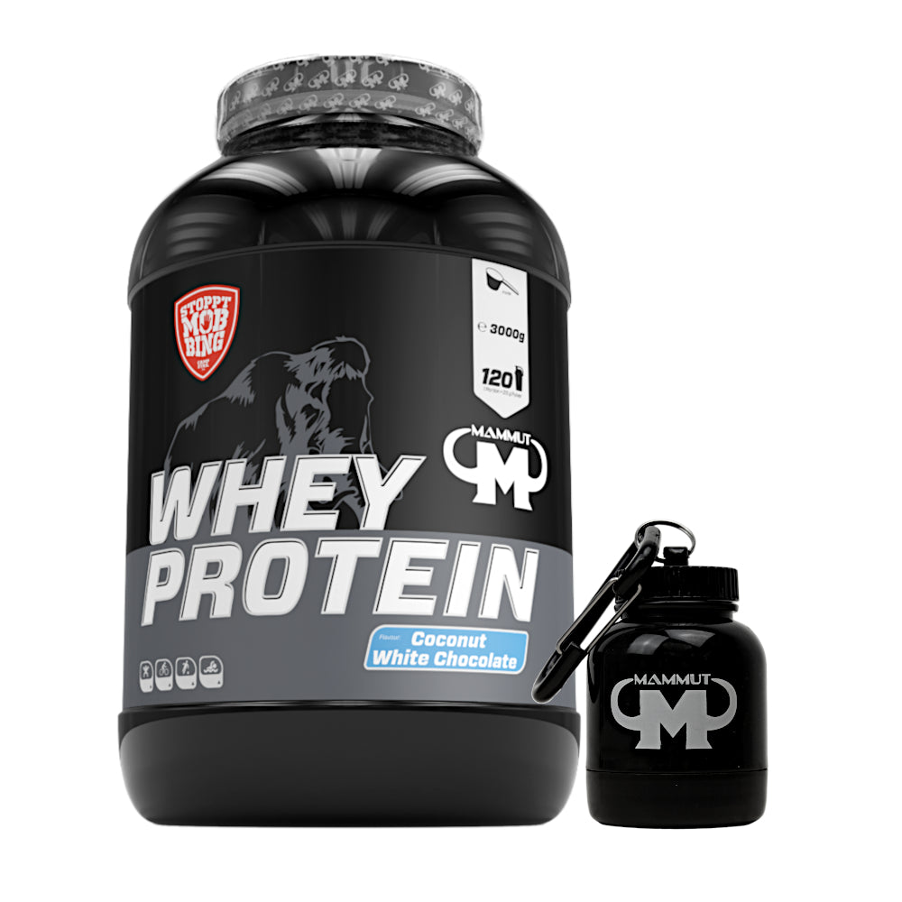 Whey Protein - Coconut White Chocolate - 3000 g Dose + Powderbank#geschmack_coconut-white-chocolate