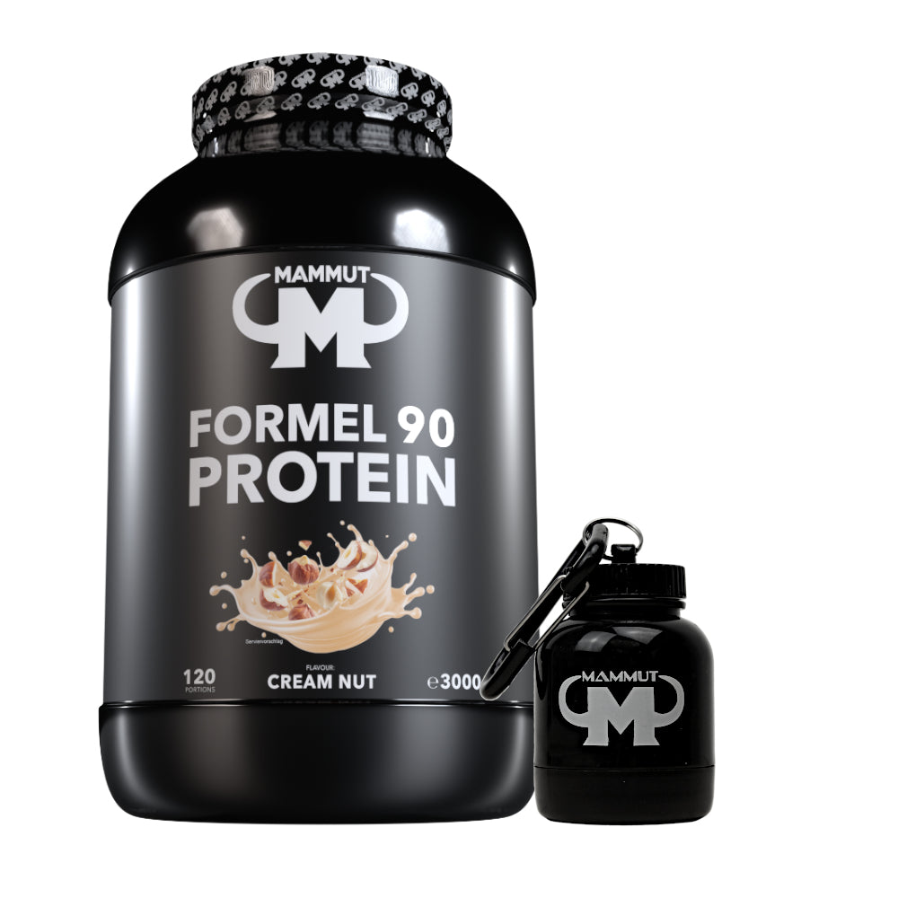 Formel 90 Protein - Cream Nut - 3000 g Dose + Powderbank#geschmack_cream-nut