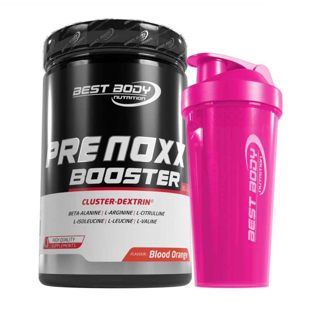 Professional Pre Noxx Booster - Blood Orange - 600 g Dose + Shaker (pink)#_