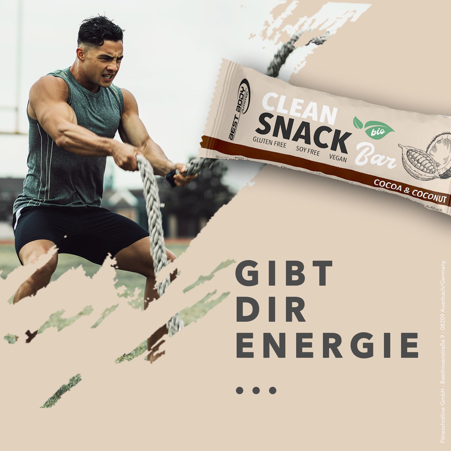Bio Clean Snack Bar - Coconut & Cocoa - 50 g Riegel#geschmack_coconut-cocoa