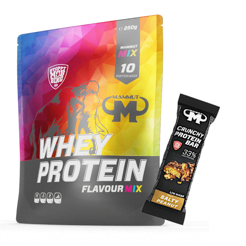 250 g - 1 kg Whey Protein Bundle#geschmack_mix-beutel-10-x-25-g