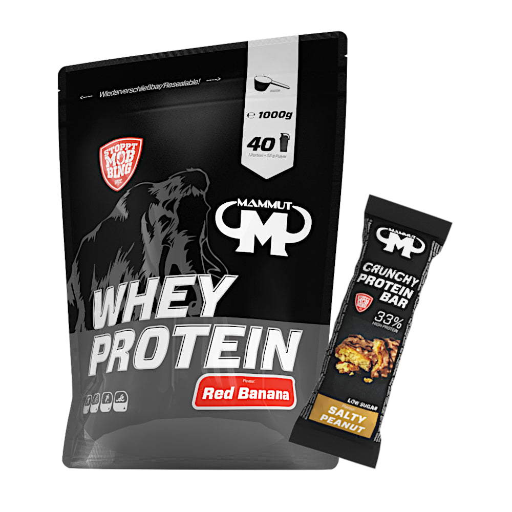 250 g - 1 kg Whey Protein Bundle#geschmack_red-banana