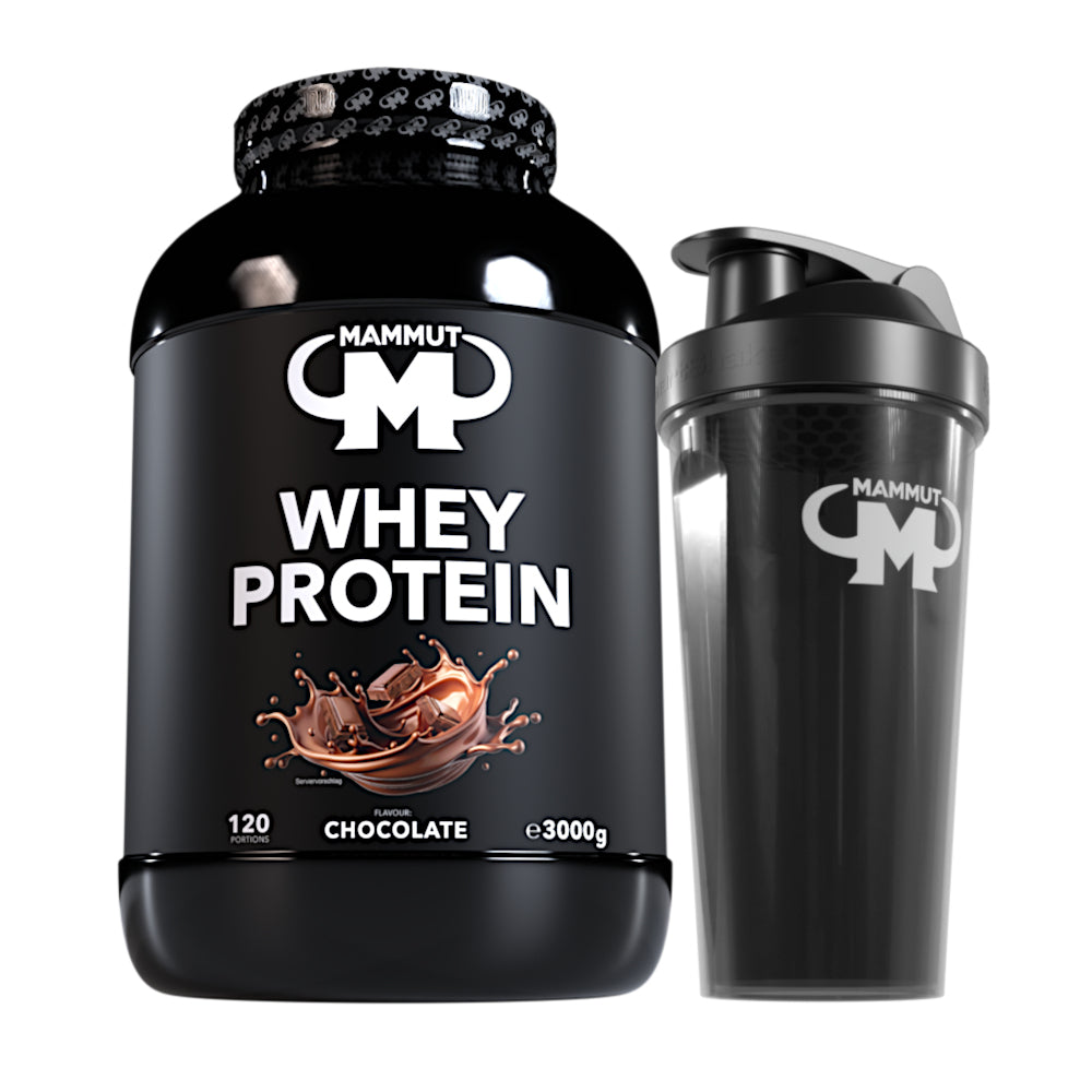 Whey Protein - Chocolate - 3000 g Dose + Shaker#geschmack_schoko