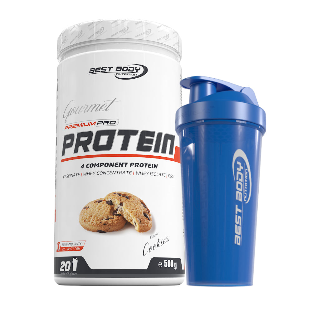 Gourmet Protein - Cookies - 500 g Dose + Shaker#geschmack_cookies