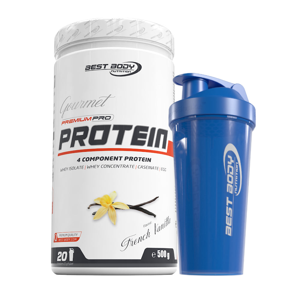 Gourmet Protein - Vanilla - 500 g Dose + Shaker#geschmack_vanilla