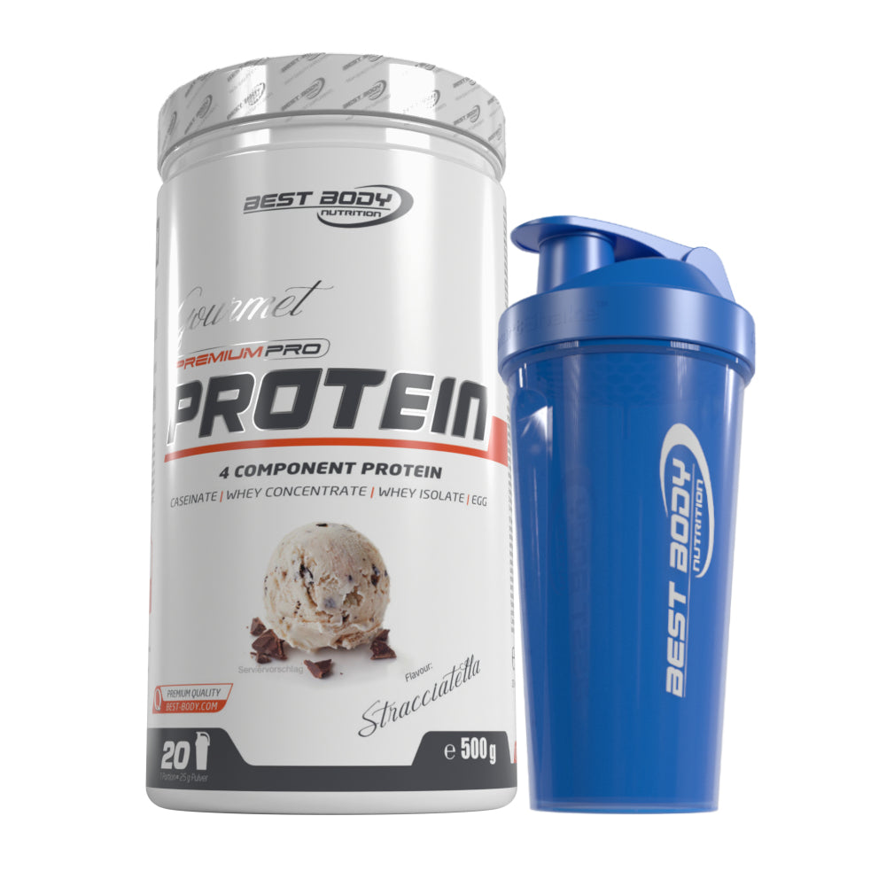 Gourmet Protein - Stracciatella - 500 g Dose + Shaker#geschmack_stracciatella