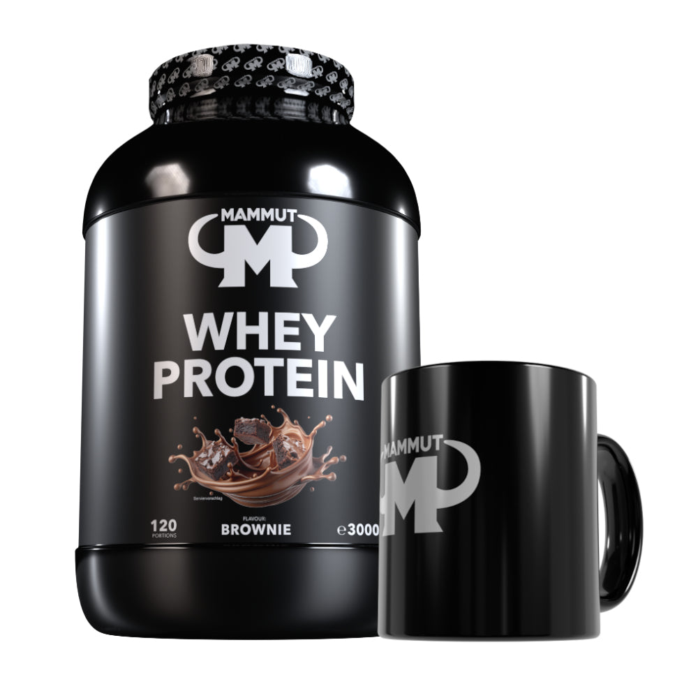 Whey Protein - Brownie - 3000 g Dose + Keramik Tasse#geschmack_brownie