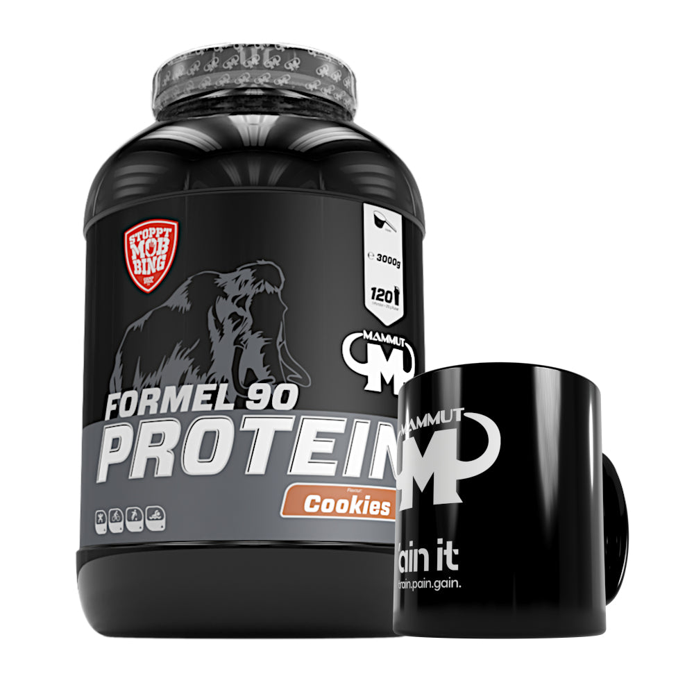 Formel 90 Protein - Cookies - 3000 g Dose + Keramik Tasse#geschmack_cookies