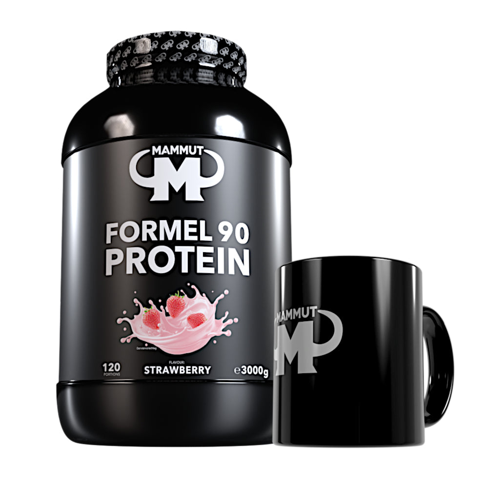 Formel 90 Protein - Strawberry - 3000 g Dose + Keramik Tasse#geschmack_strawberry