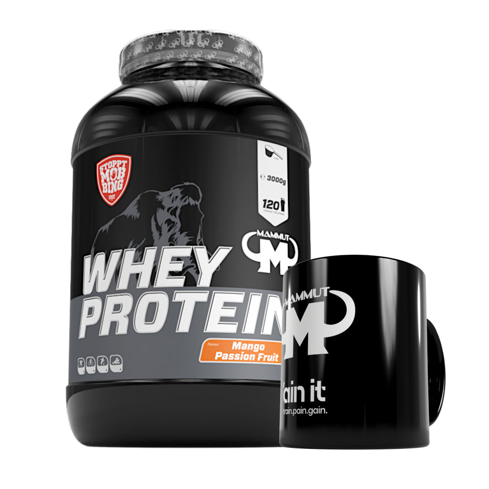 Whey Protein - Mango Passion Fruit - 3000 g Dose + Keramik Tasse#geschmack_mango-passion-fruit