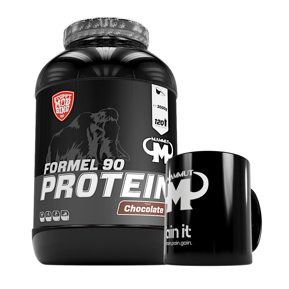 Formel 90 Protein - Chocolate - 3000 g Dose + Keramik Tasse#geschmack_chocolate