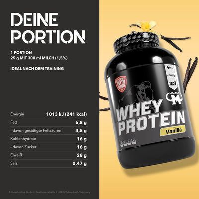 Whey Protein - Vanilla - 3000 g Dose#geschmack_vanilla